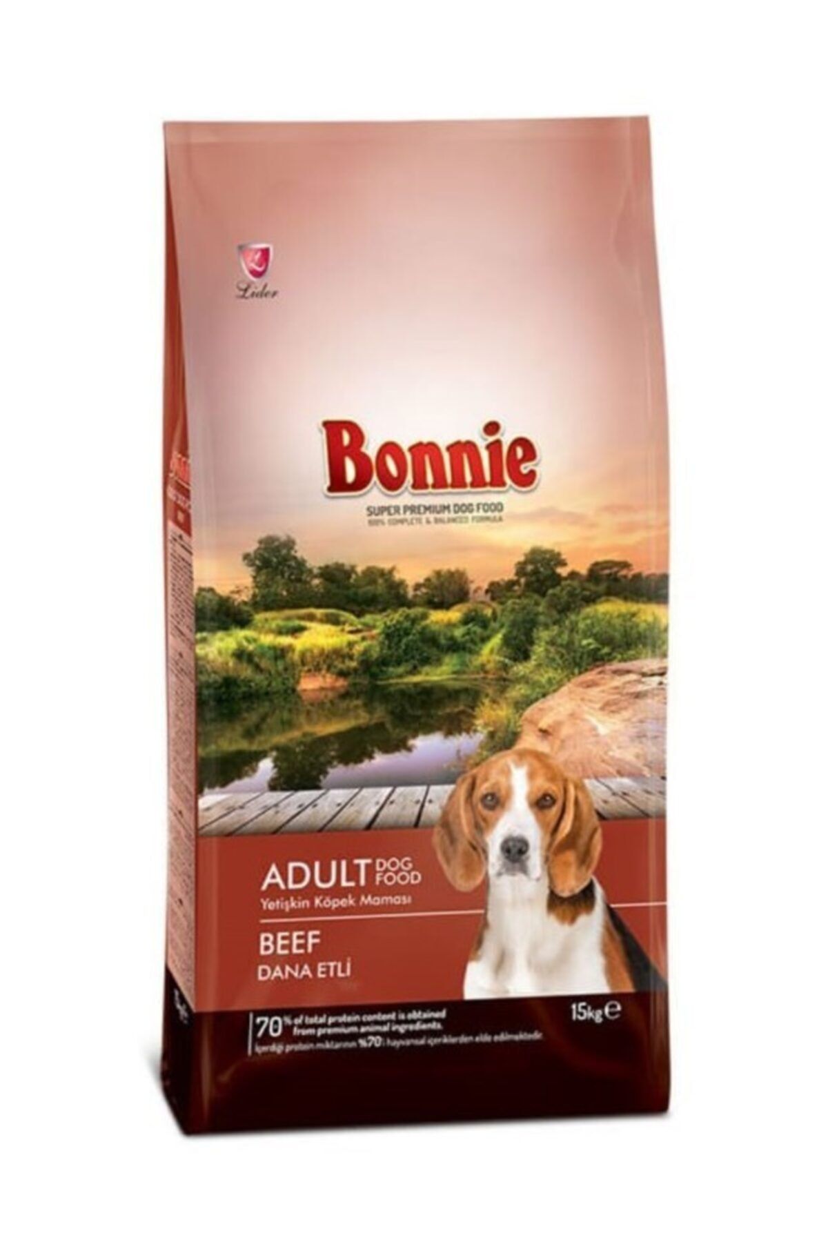 Bonnie Biftekli Yetişkin Köpek Maması 15kg