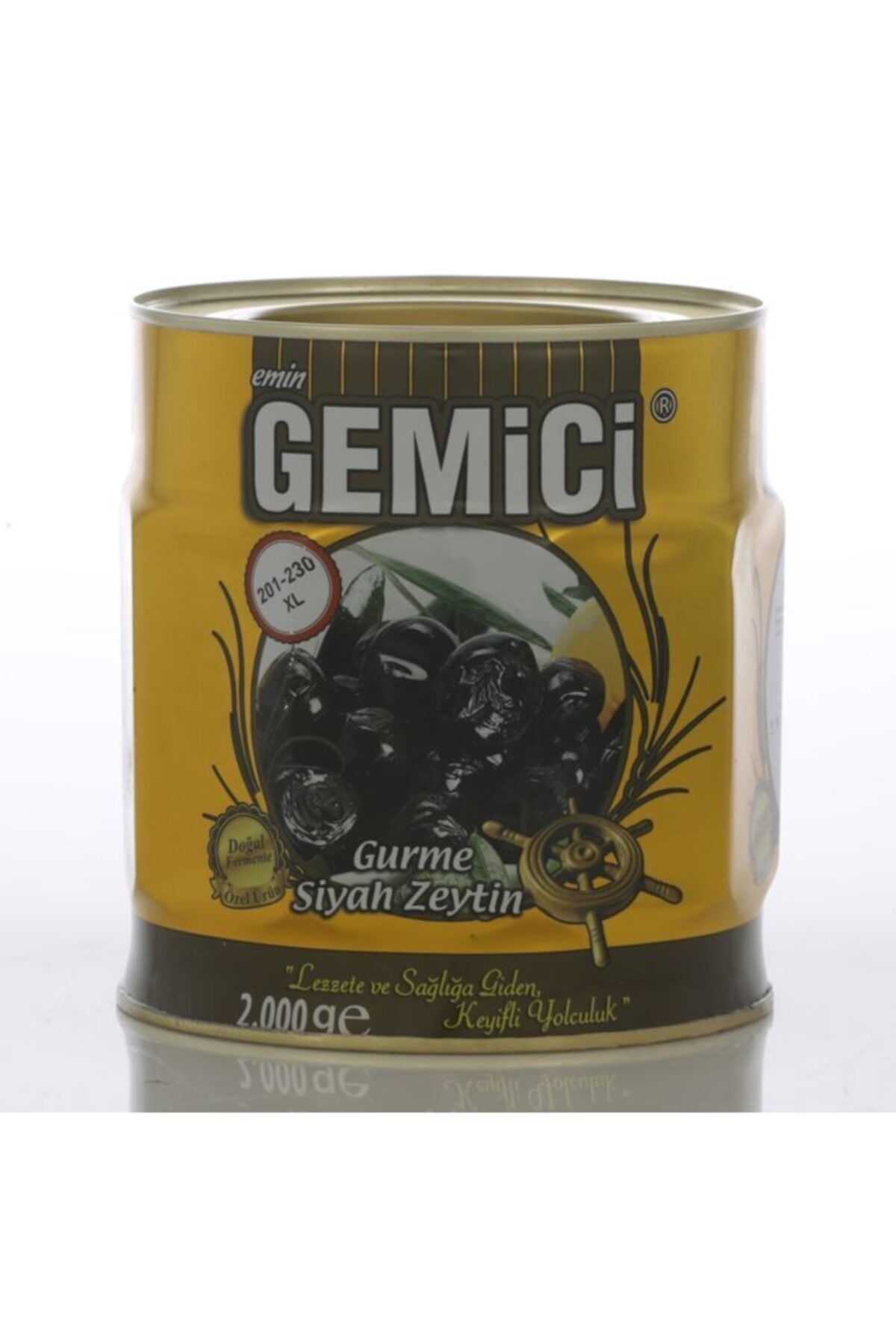 Gemici Zeytin Gemici Gurme Siyah Zeytin 2 Adet X 2 kg