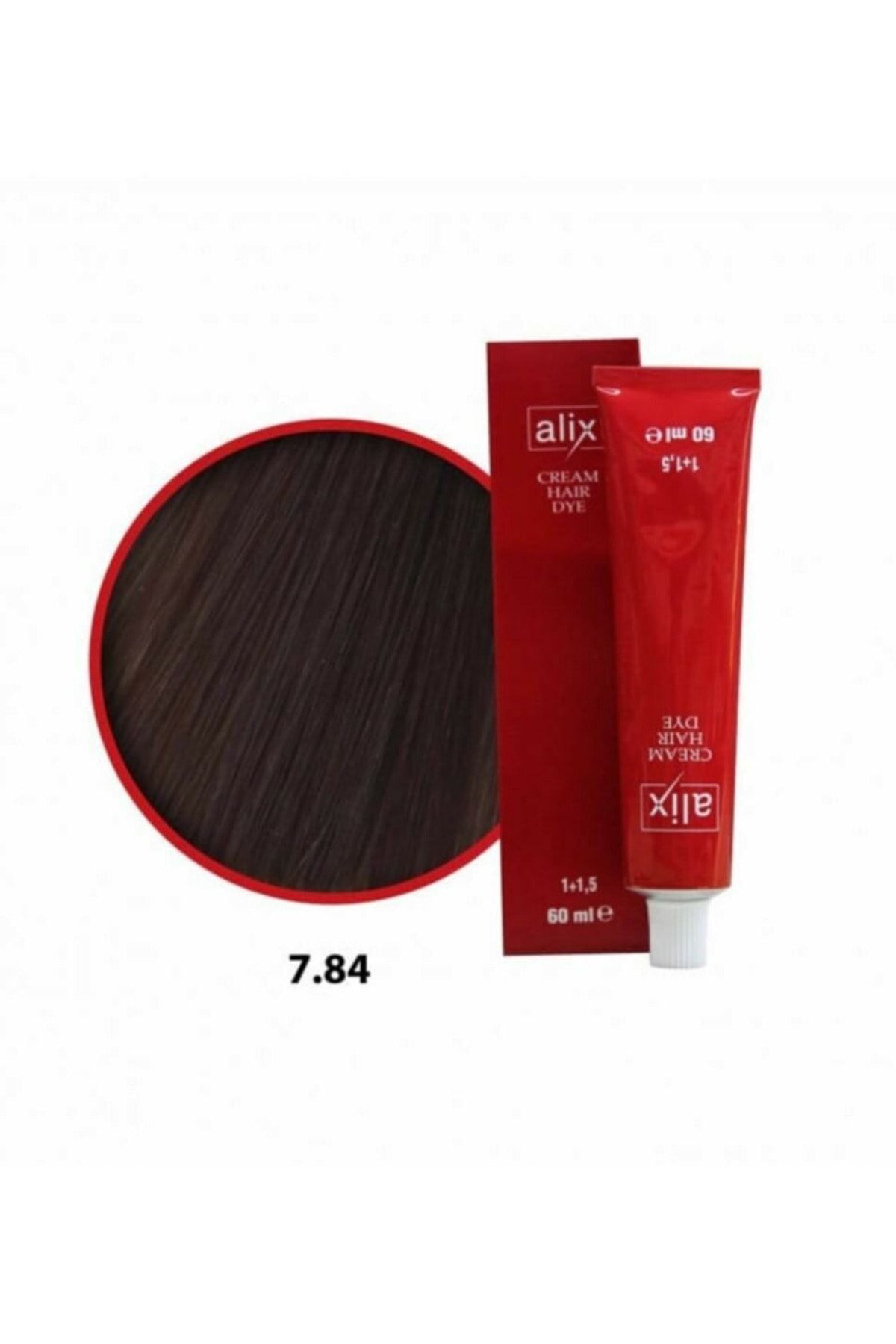 Alix Saç Boyası 60 Ml - 7.84 - Karamel Bakır