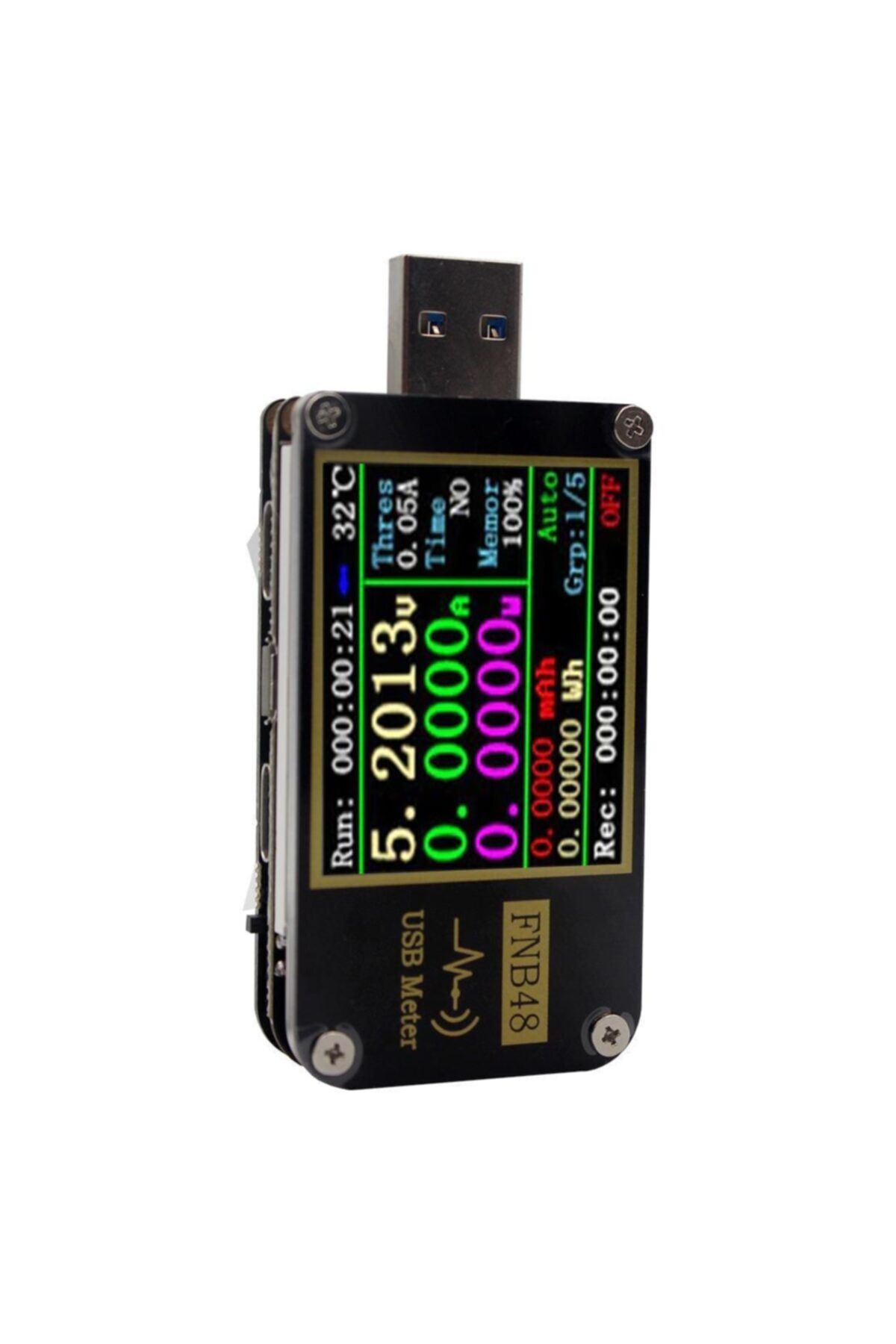 Anunnaki Fnb48 Usb Test Cihazı Pd Voltmetre Ampermetre Akım Qc4 + Pd3.0 2.0 Pps Şarj Kapasite Ölçer