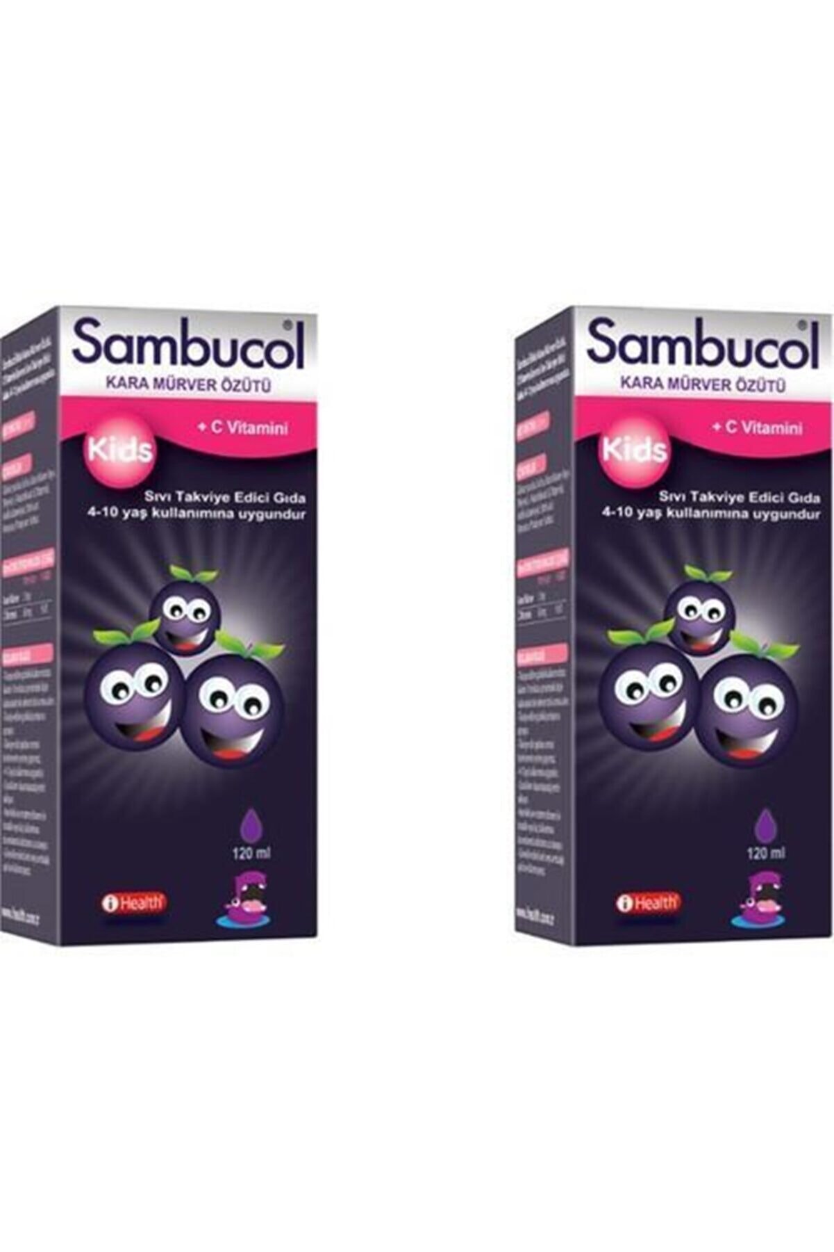 Sambucol Kids Likit 120 Ml 2 Adet
