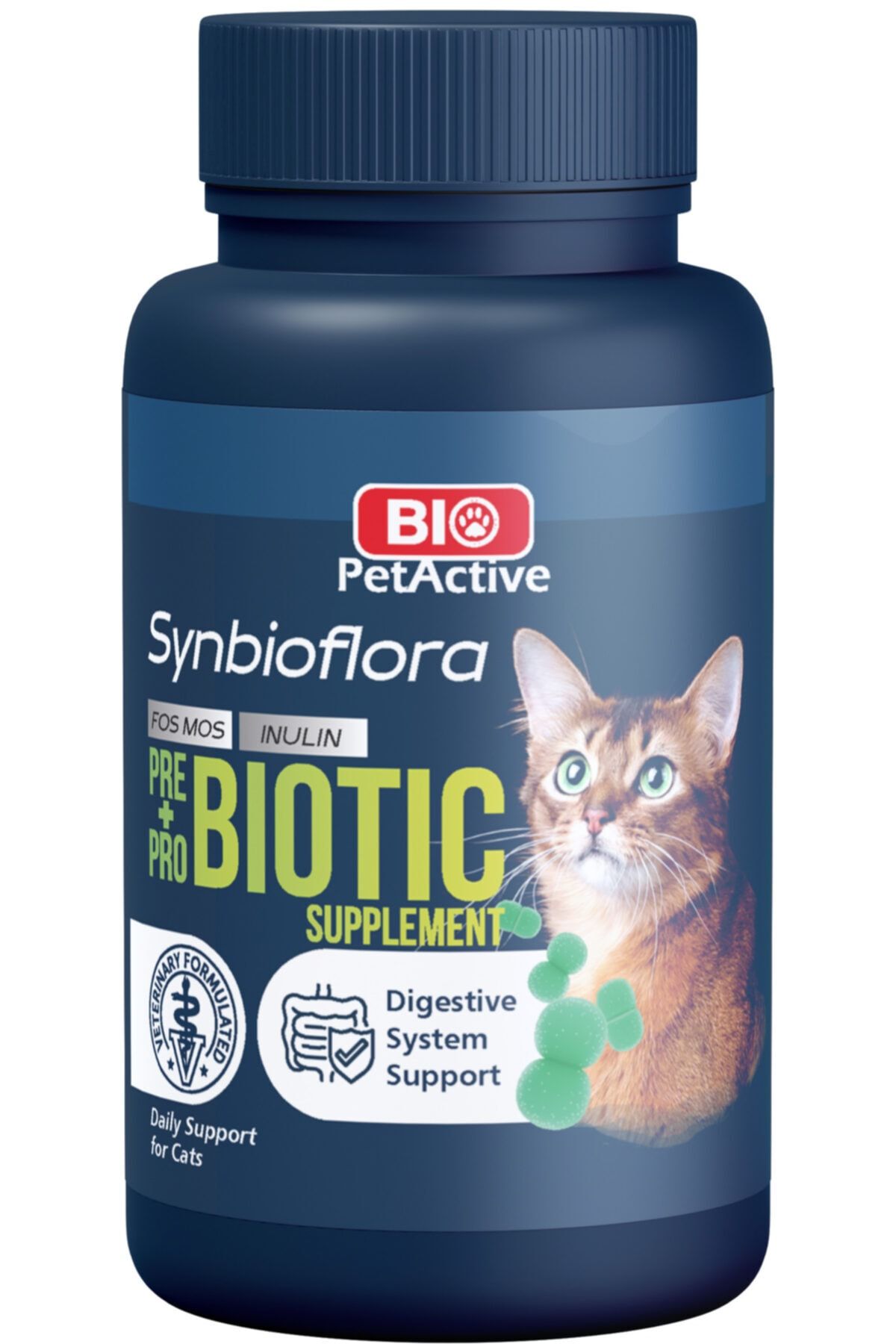 Bio PetActive Synbıoflora Probıotıc Tablet 30gr (kedi)