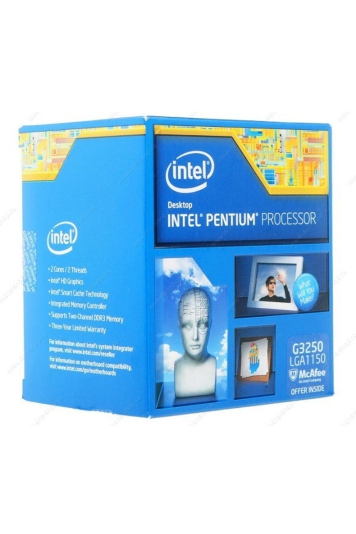 Intel Pentium G3250 Soket 1150 3.2ghz 3mb Cache 22nm Işlemci