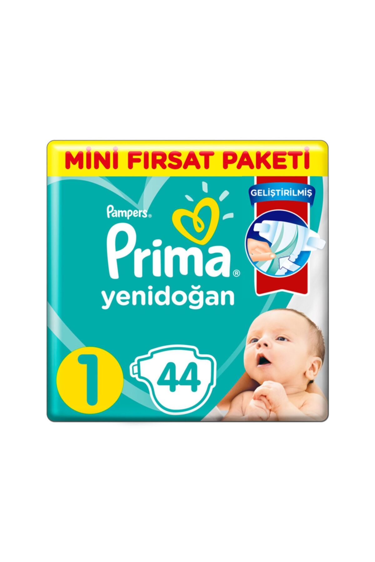 Prima Aktif Bebek Mini Fırsat Paketi 2-5 Kg 1 Beden 44'lü