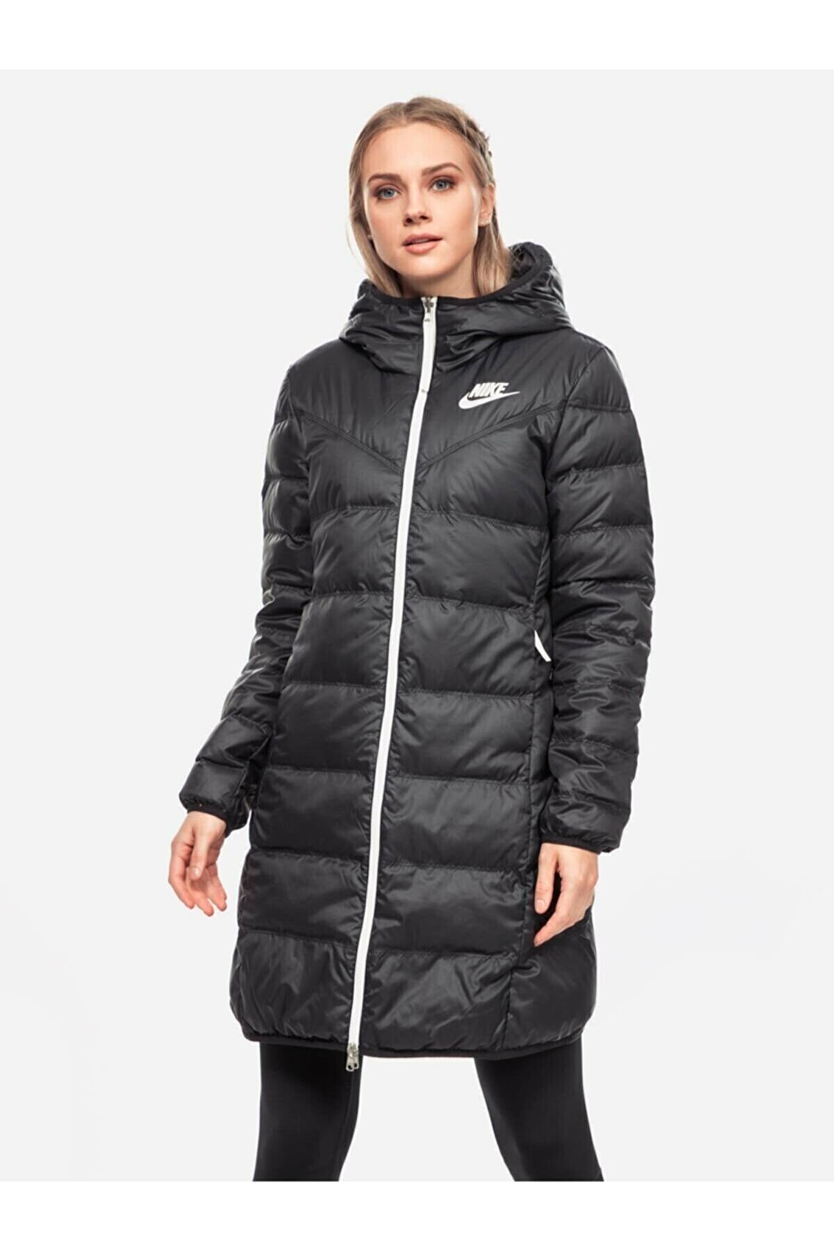Nike Sportswear Windrunner Çift Taraflı Kadın Siyah Mont Cu0284-010ss