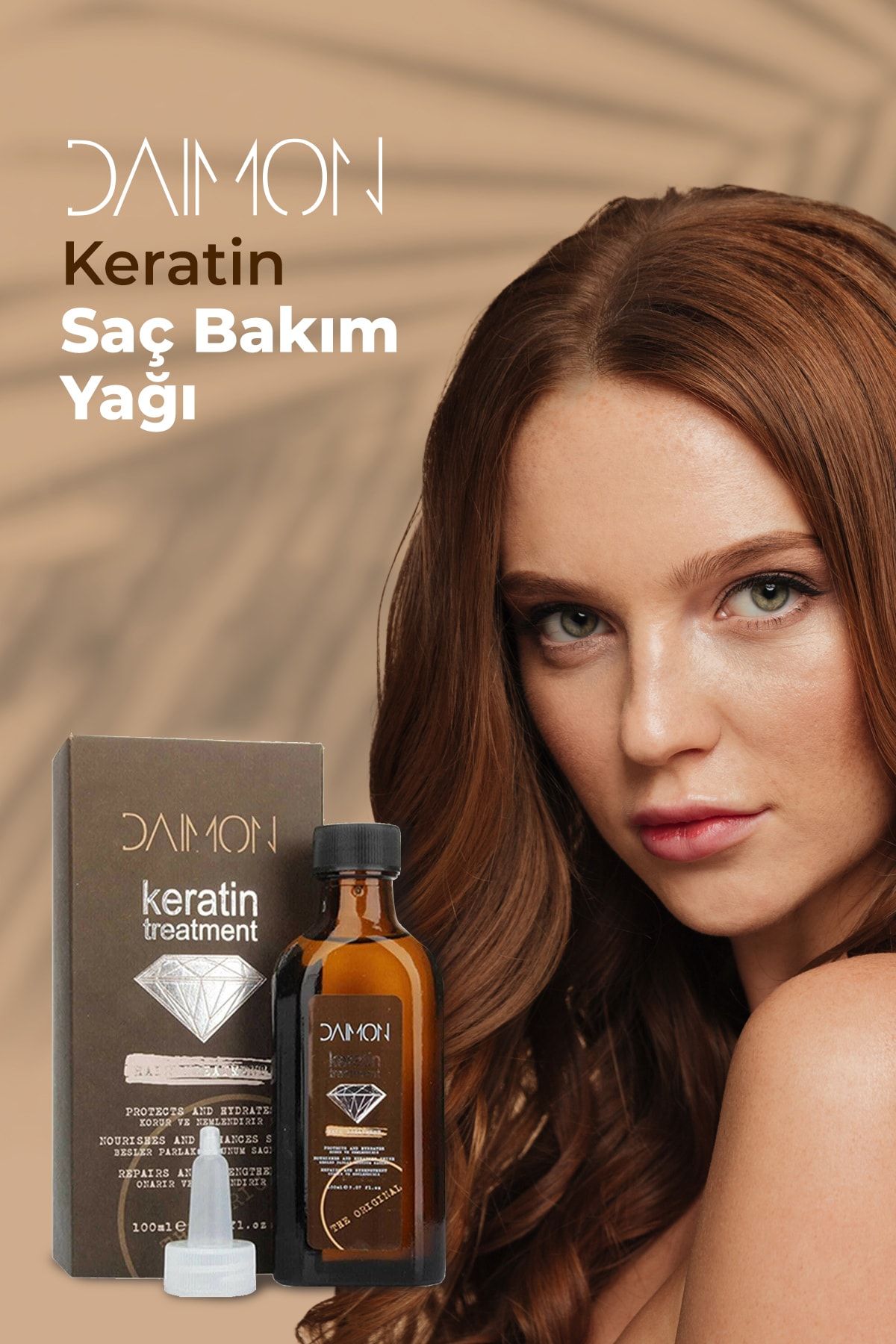 DAIMON Keratin Saç Bakım Yağı 100 ml