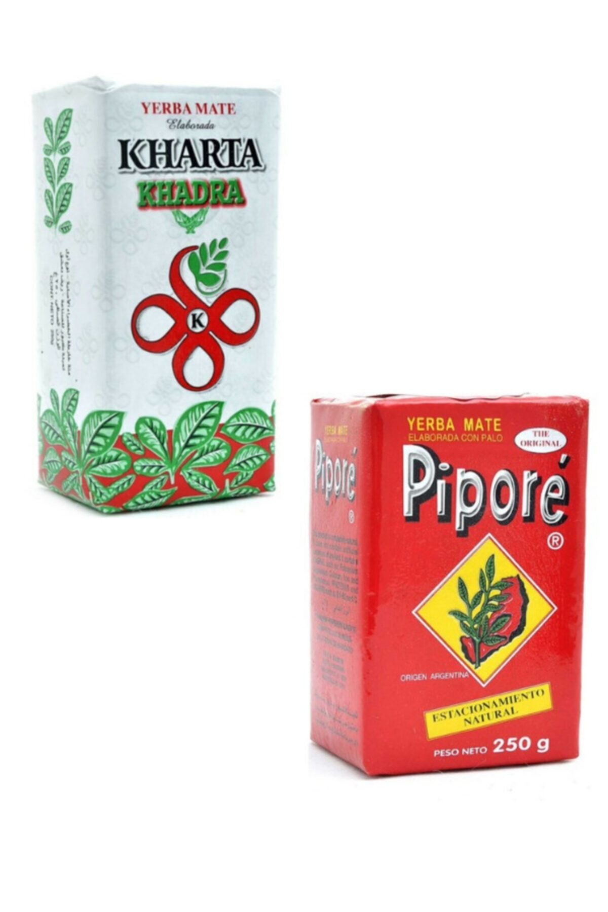 PİPORE Mate Çayı Seti 250 gram - 250 gram Khadra -arjantin Çayı