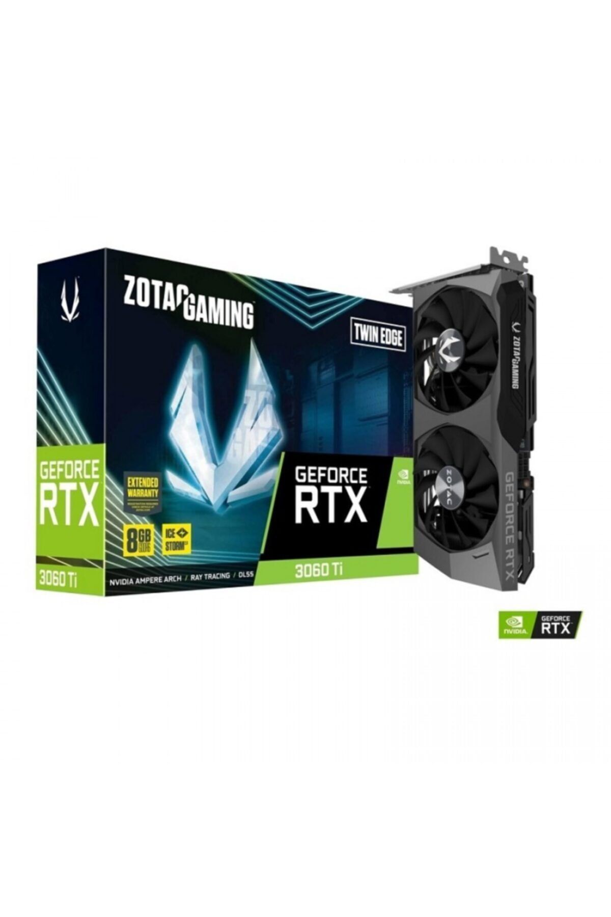 Zotac Rtx3060tı 8gb Twın Edge Zt-a30610e-10mlhr Gddr6 256bit Hdmı Dp Pcıe 16x V4.0