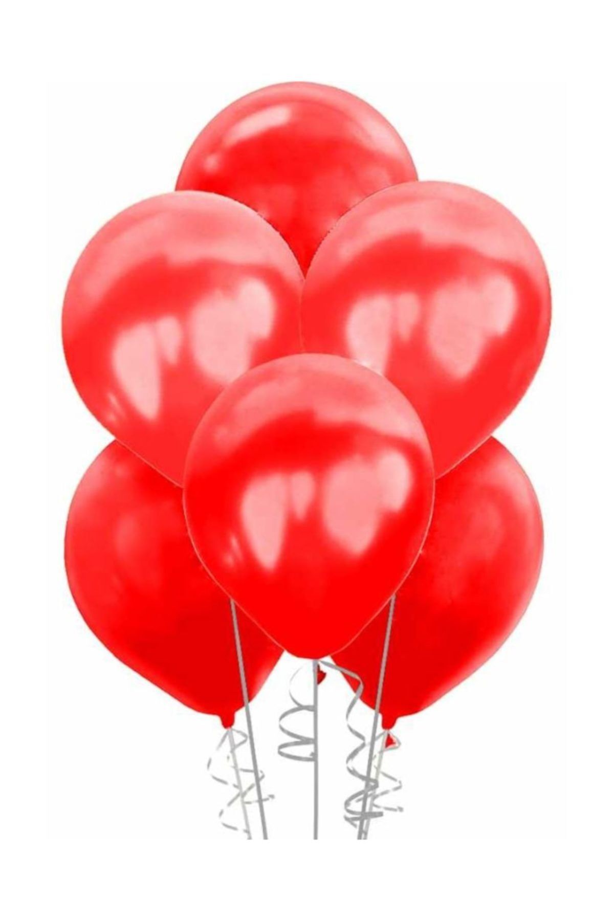 Cansüs Kırmızı Metalik Balon 12 Inç 10 Adet