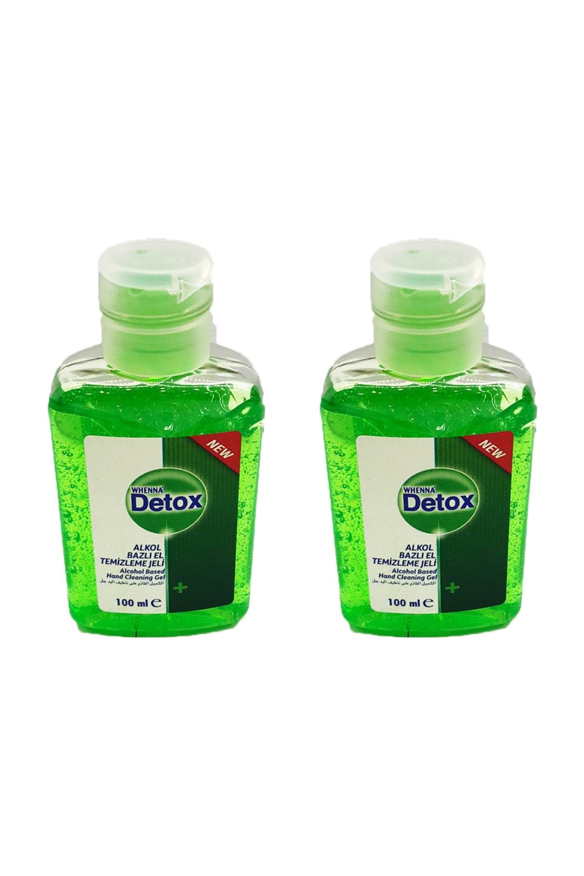 Detox Alkol Bazlı El Temizleme Jeli Dezenfektan Whenna Detoks 100 ml 2 Adet