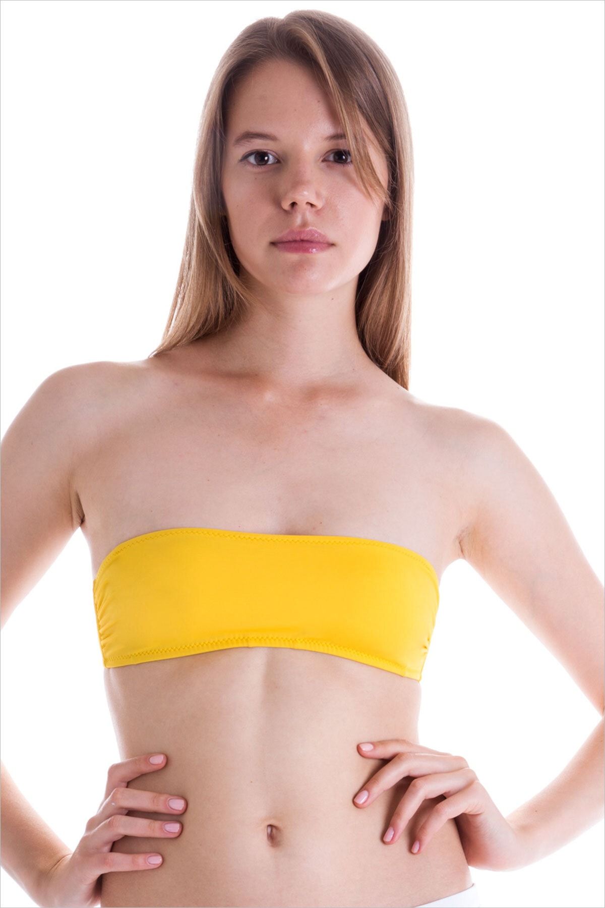AYYILDIZ Kadın Sarı Bikini Üstü 63516/D2022