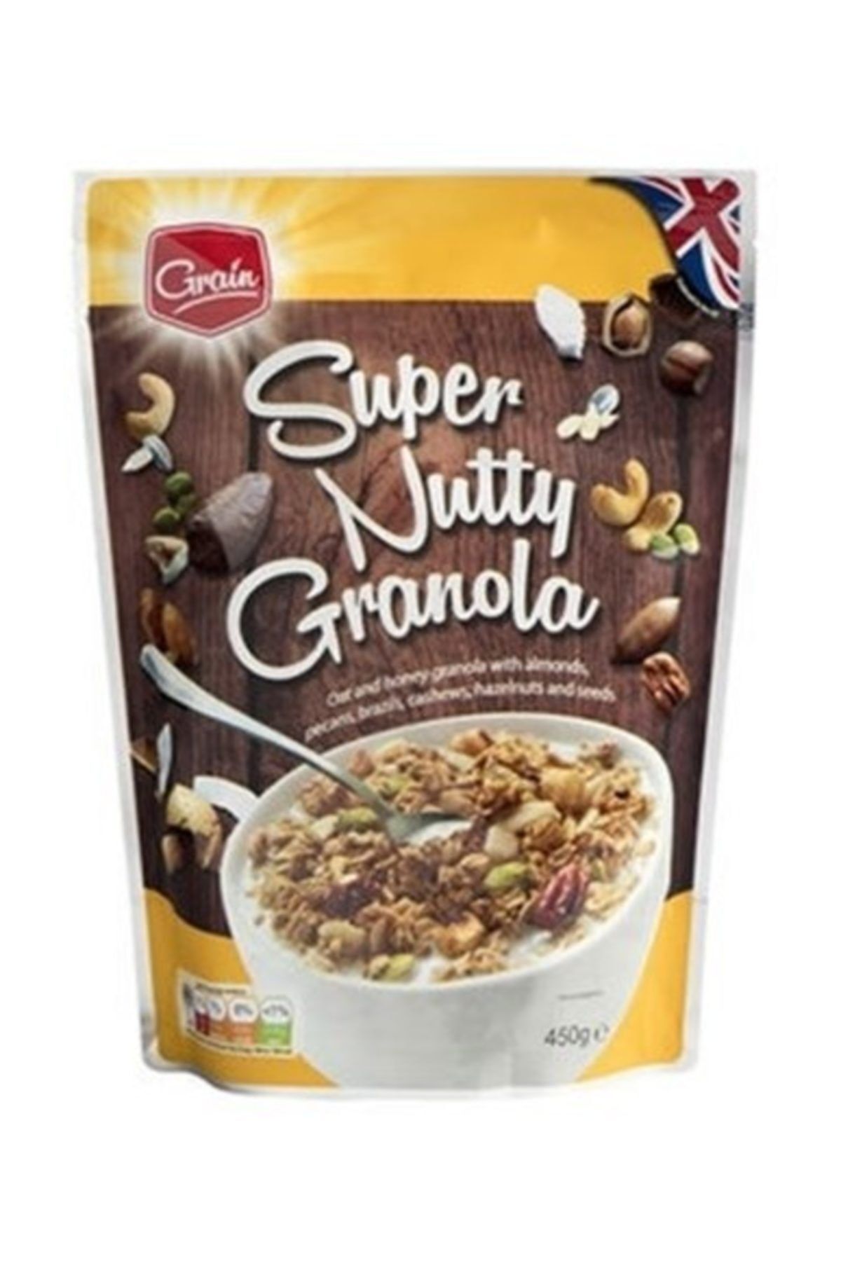 Nestle Grain Super Nutty Granola Yemisli Muslu 450gr