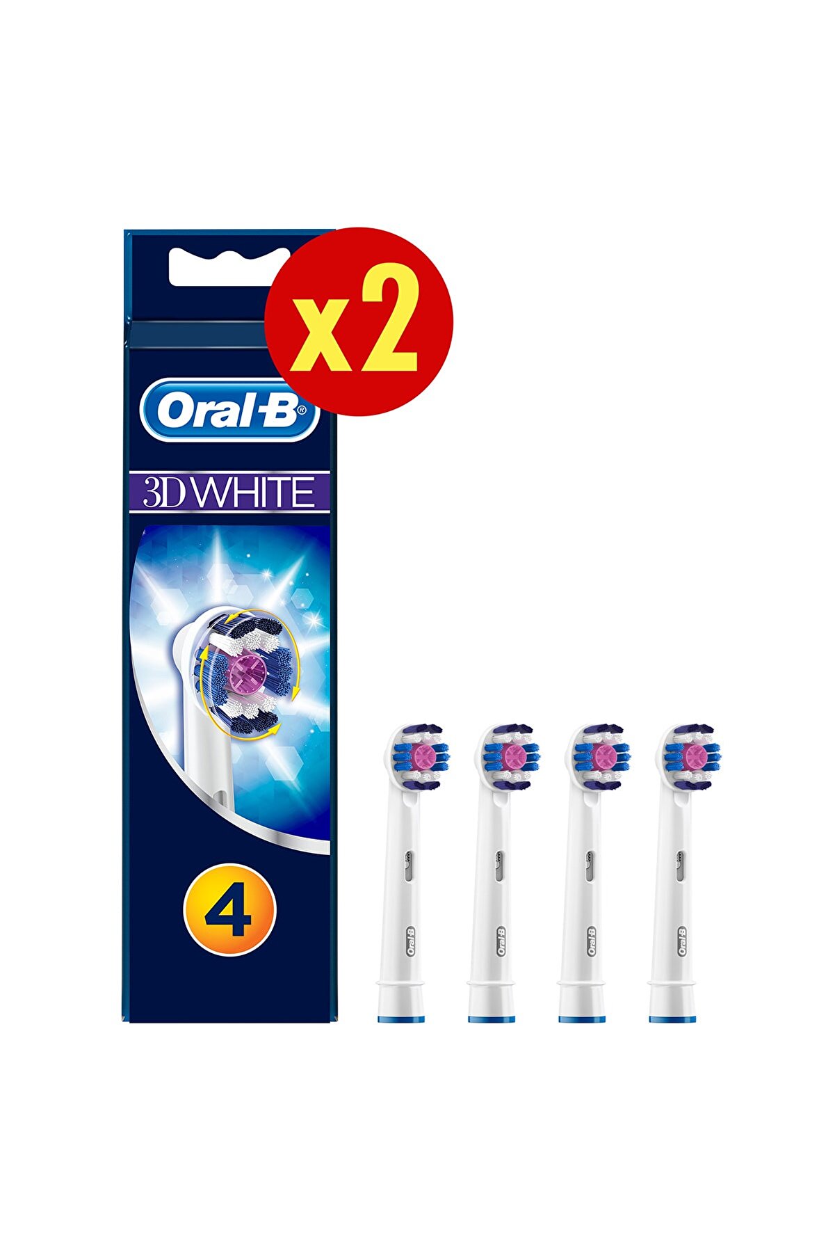 Oral-B Diş Fırçası Yedek Başlığı Pro White 8 Adet