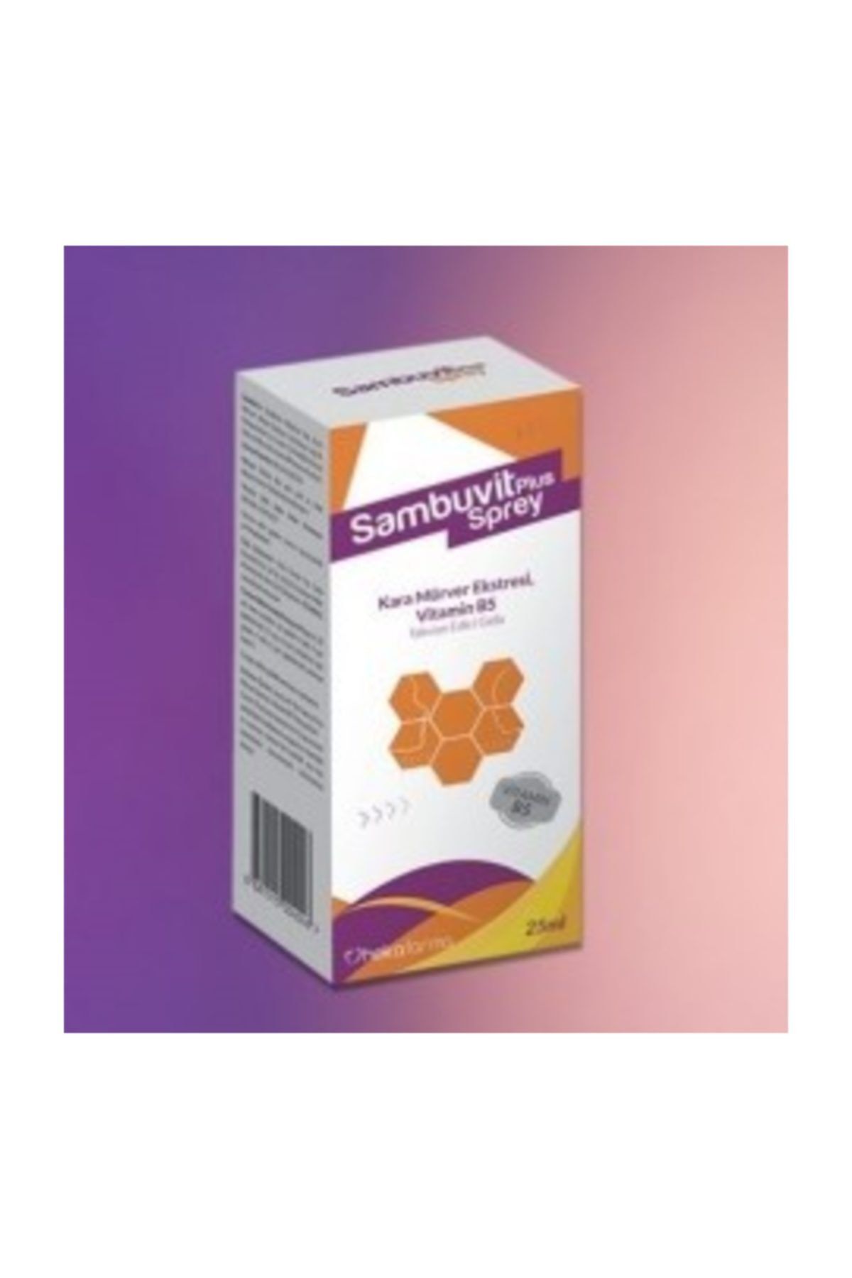 Sambucol Sambuvit Plus Sprey 25 Ml Kara Mürver Ekstresi Vitamin B5