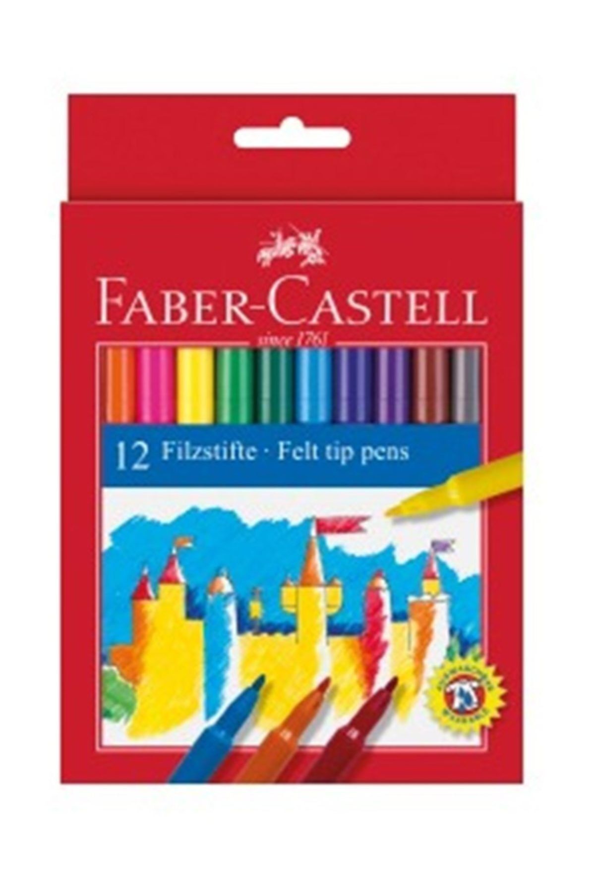 Faber Castell Unicolor Keçeli 12'li