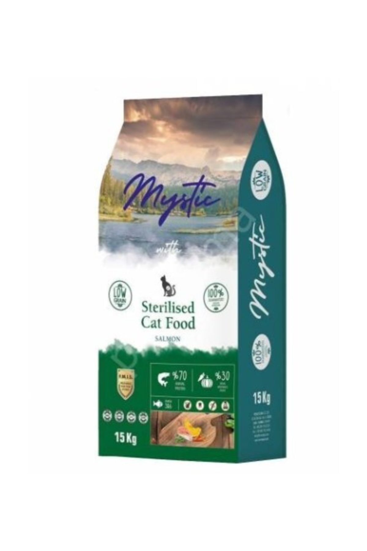 Mystic Kısırlaştırılmış Somonlu Kedi Maması 15 Kg
