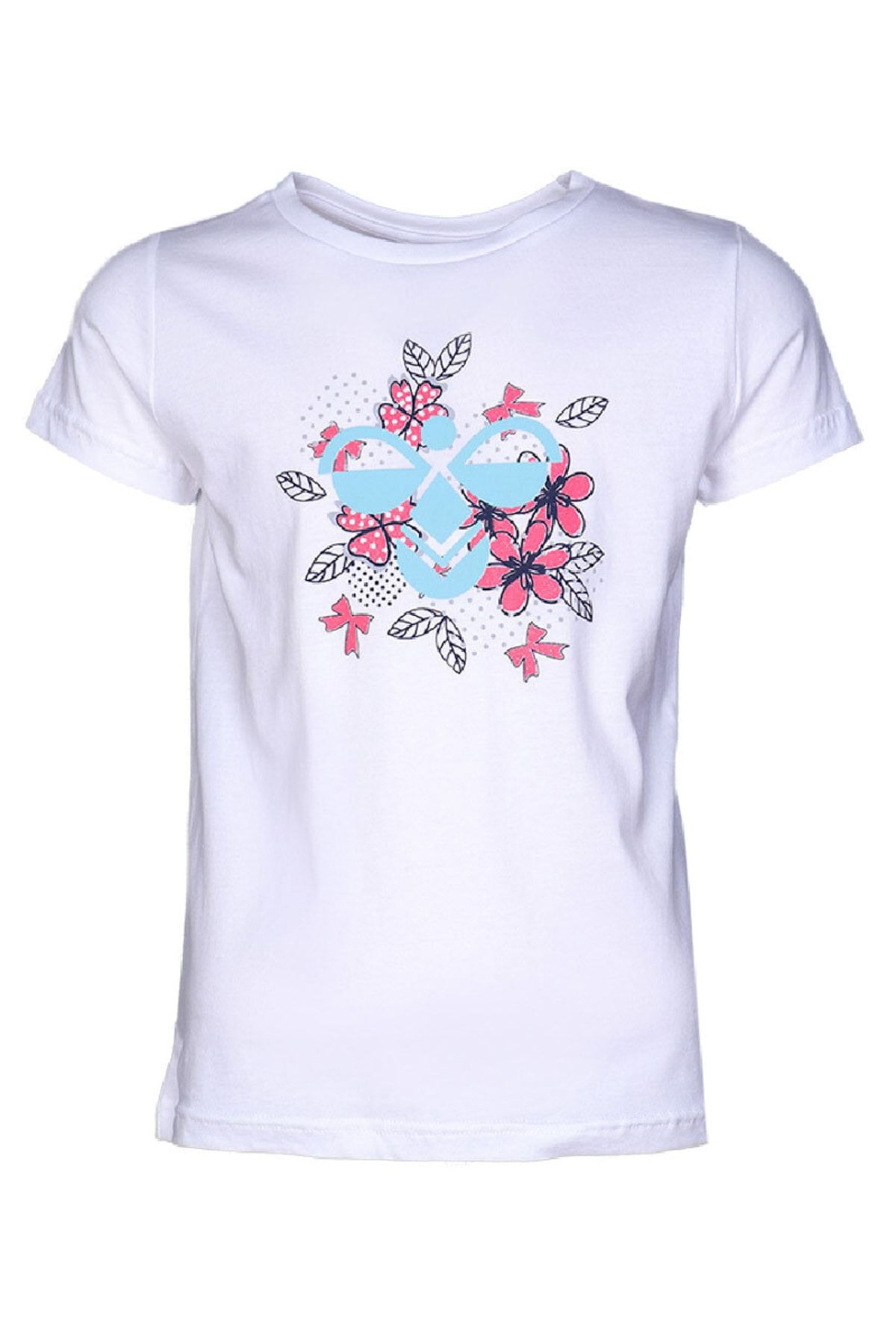 hummel HMLANGY  T-SHIRT S/S Beyaz Kız Çocuk T-Shirt 100580994