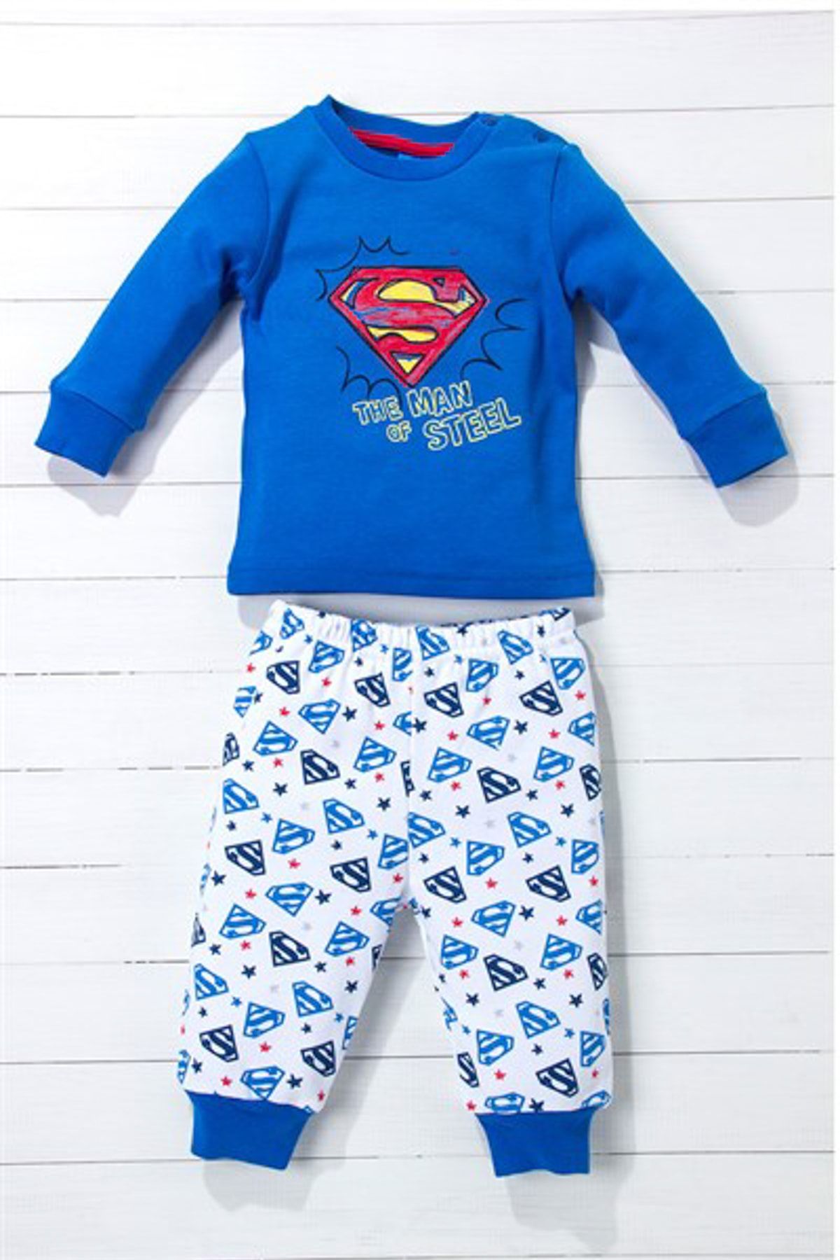 Superbaby Erkek Bebek Pijama Takımı 13872