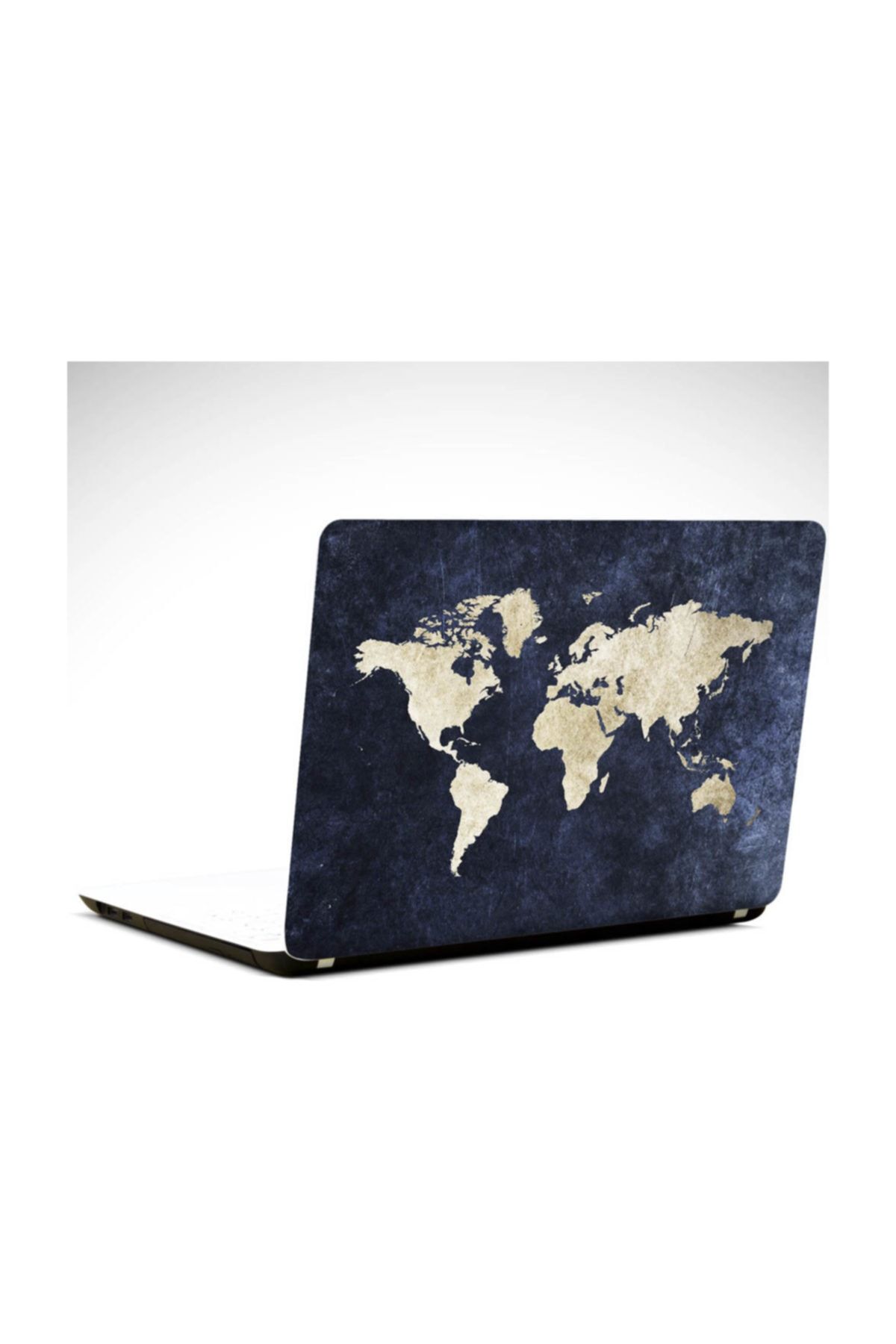 Dekolata Dünya Haritası Laptop Sticker