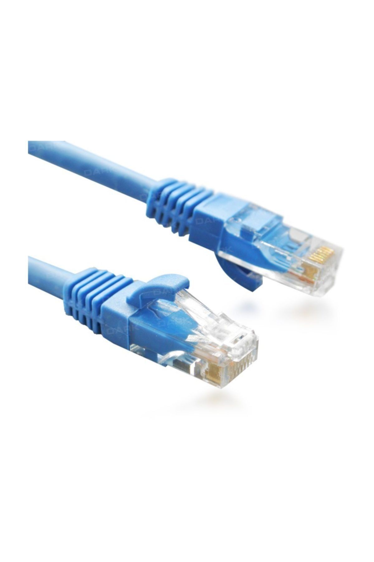 Dark DK-CB-NT6U25BU CAT6 U-UTP 25cm Mavi Ethernet Kablo