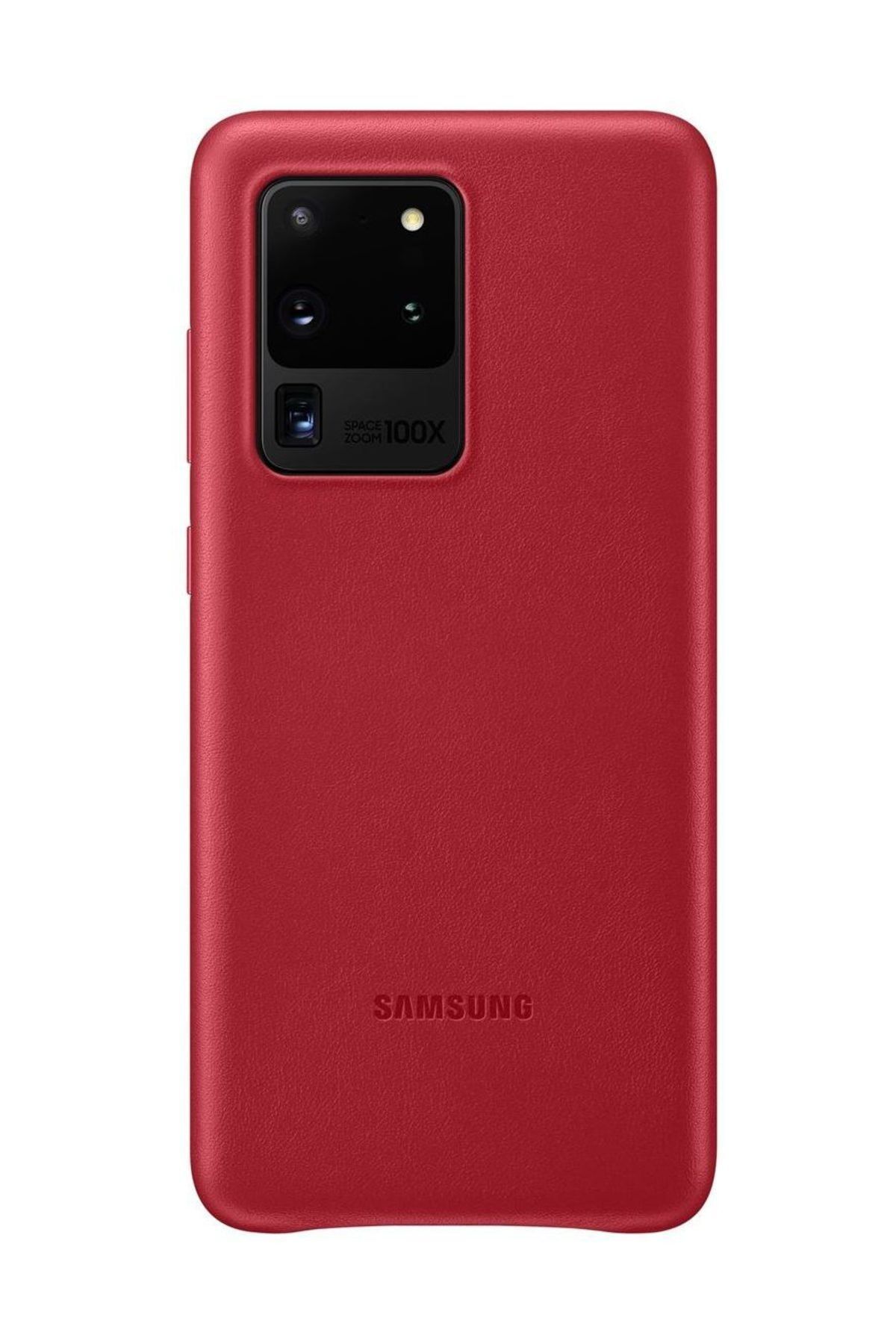 Samsung Galaxy S20 Ultra Deri Kılıf Kırmızı