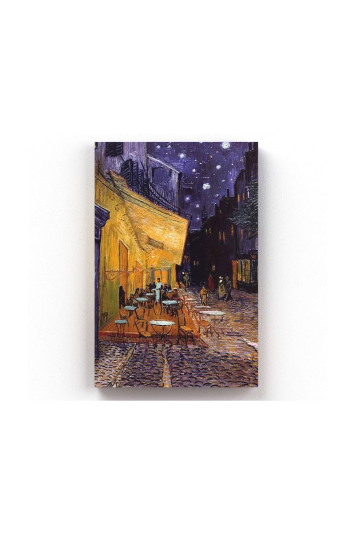 Tablo365 Vincent van Gogh Gece Teras Cafe Kanvas Tablo 20 x 30 cm TB-5990UK