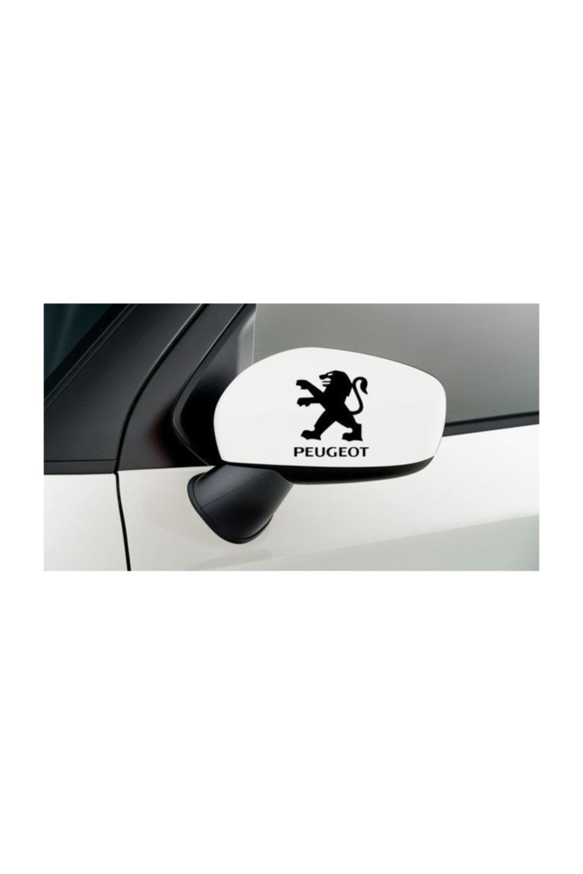 TSC Peugeot Oto Araba Yan Aynalar Için 2 Adet Sticker Set