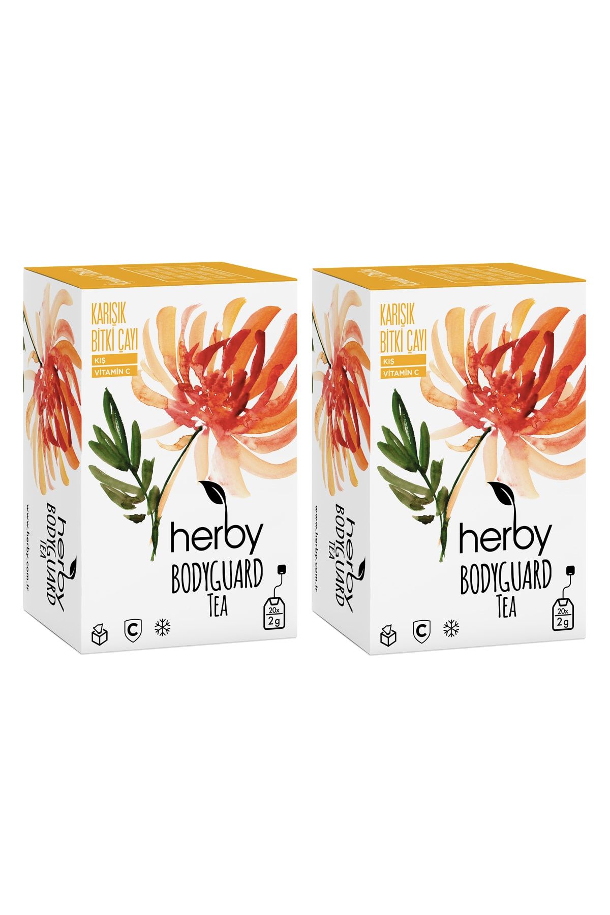 Herby Bodyguard Tea - Kış Çayı 2'li Paket