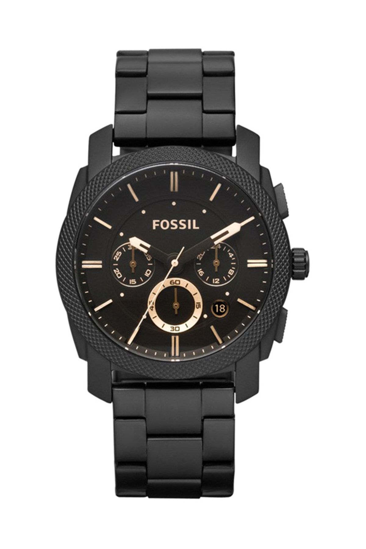 Fossil Erkek Siyah Kol Saati FS4682