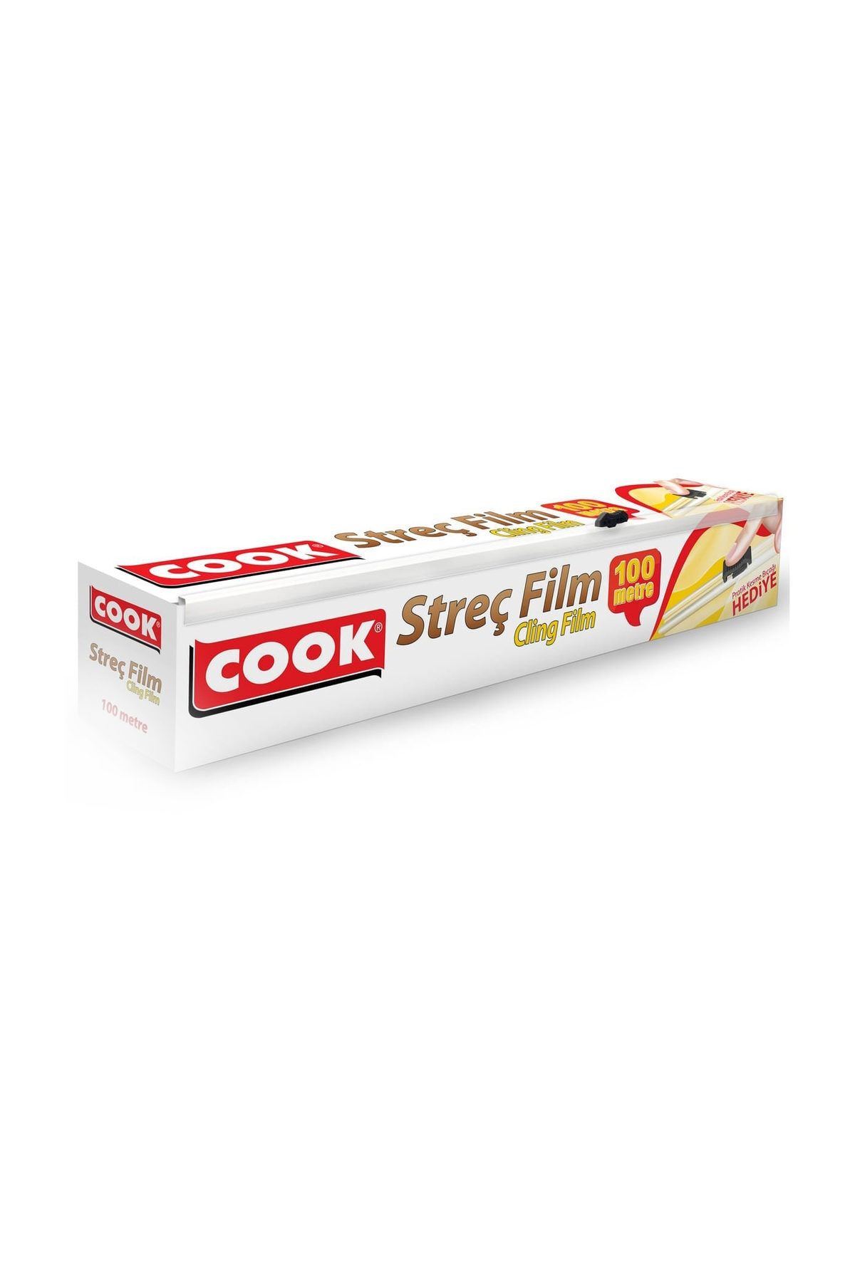 COOK Cook Streç Film 100 M Kayar Bıçak Hediyeli