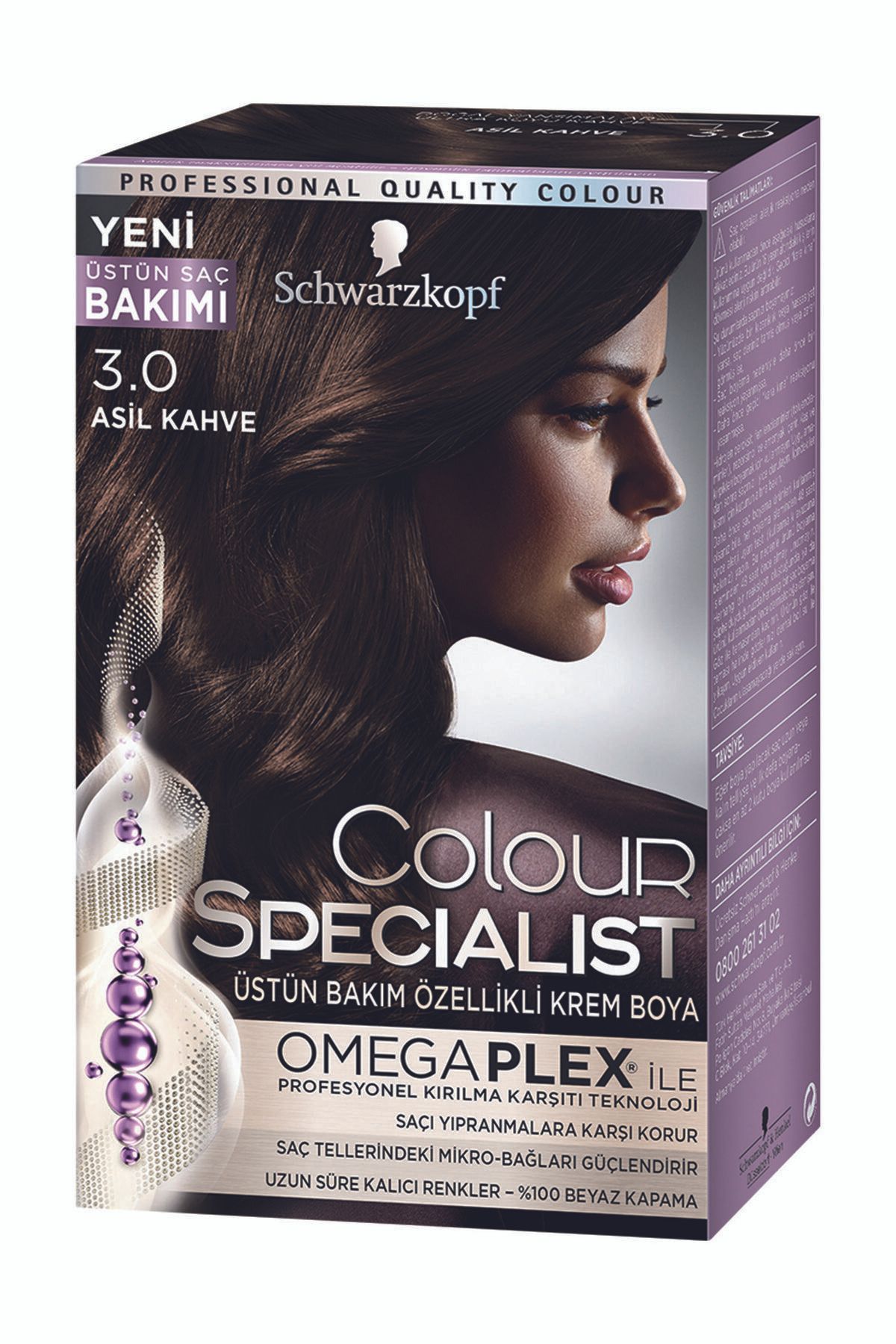 Color Specialist Colour Specialist Saç Boyası 3-0 Asil Kahve