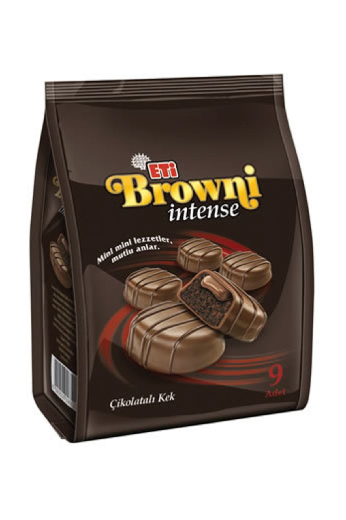Eti Eti Brownie Mini İntense Poşet Çikolatalı 144 G