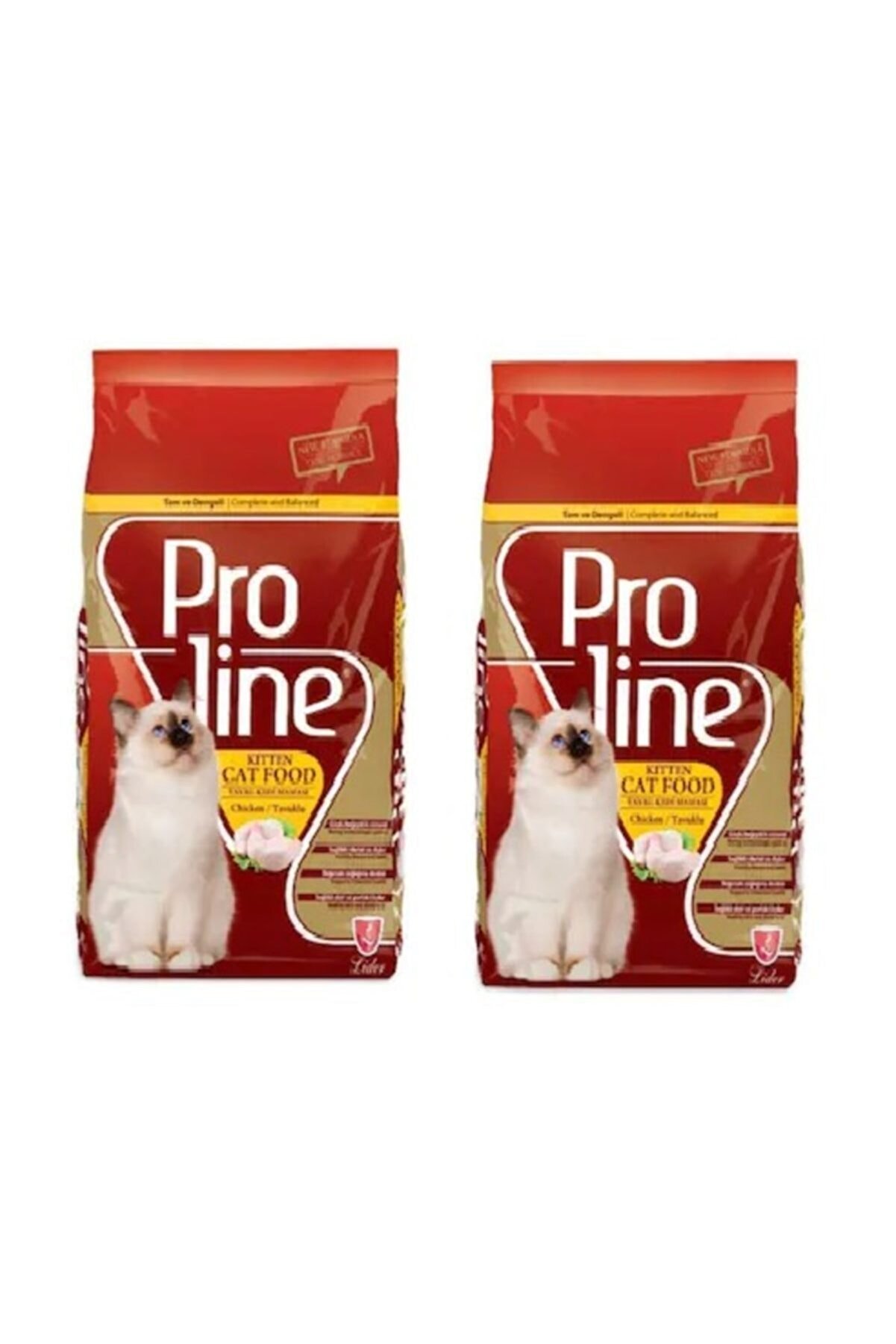 Pro Line Tavuklu Yavru Kedi Maması 1,5 kg 2 Adet
