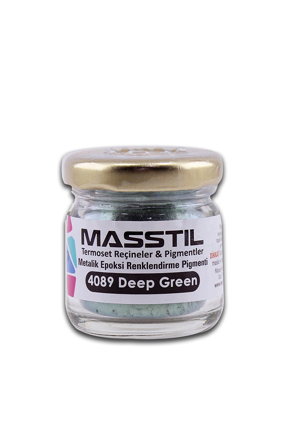 Masstil Epoksi Metalik Toz Pigment Deep Green 10 gr