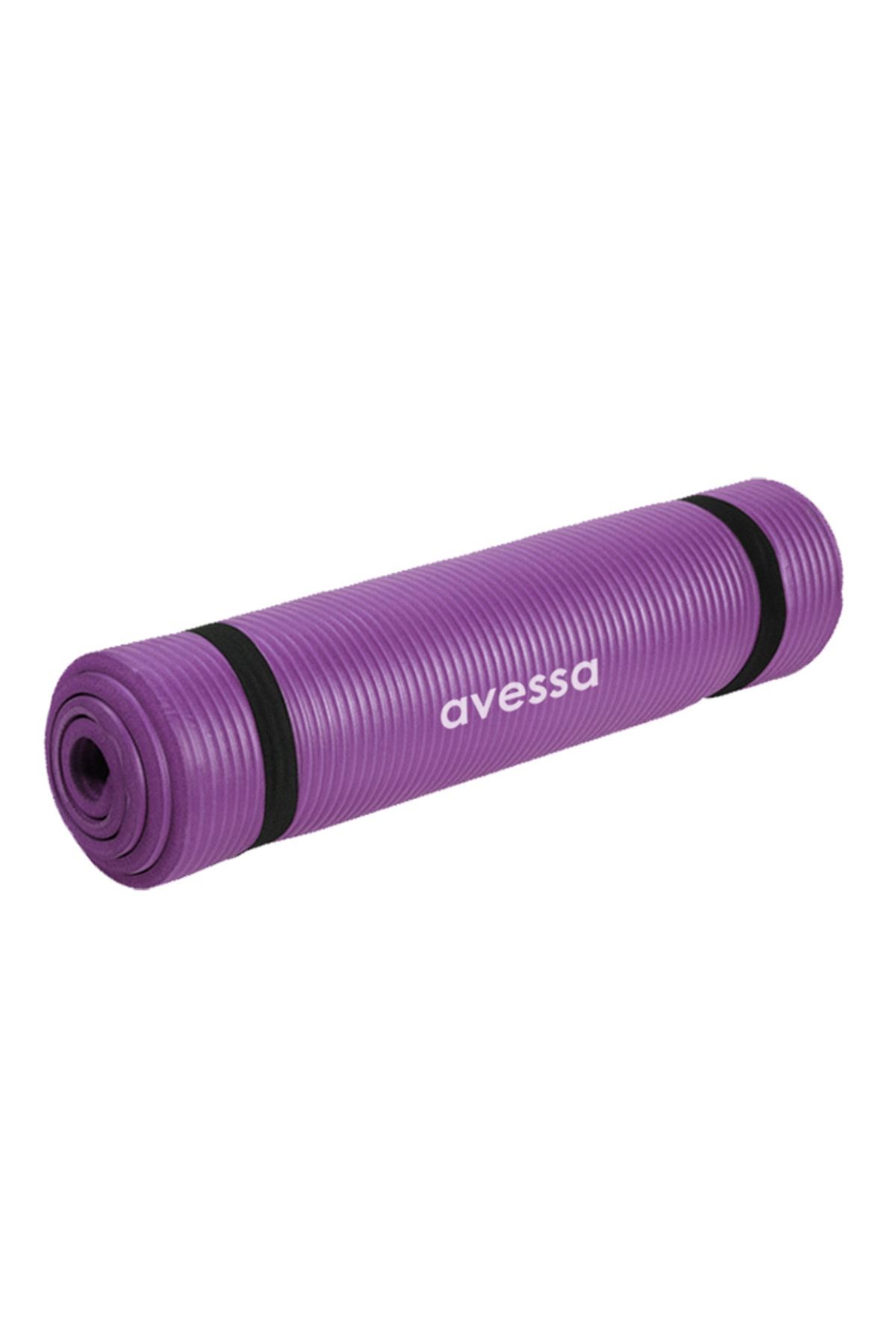 Avessa 10 mm Yoga Mat & Pilates Minderi Mor