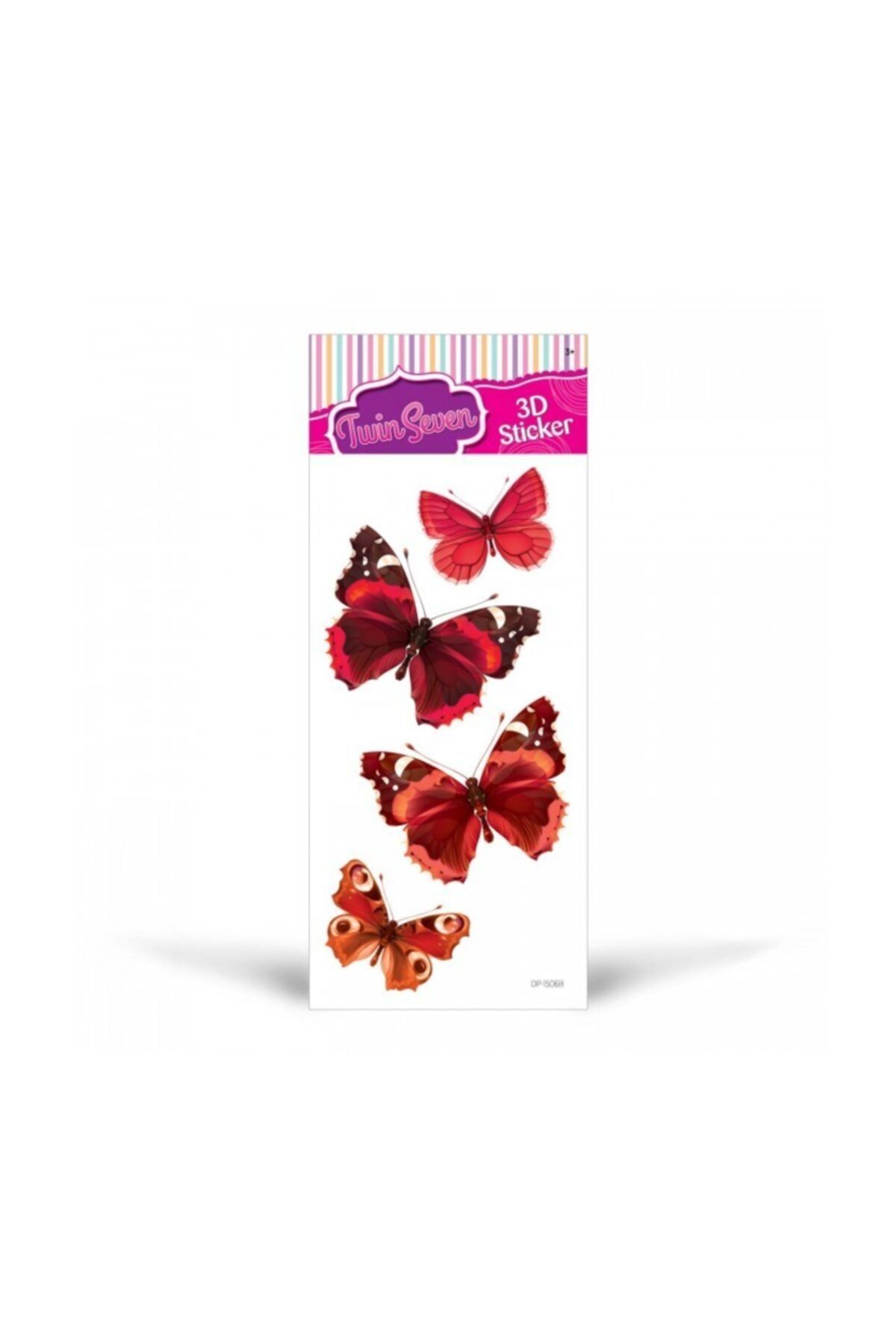 Artikel Kırmızı Kelebekler 14x28 cm Sticker