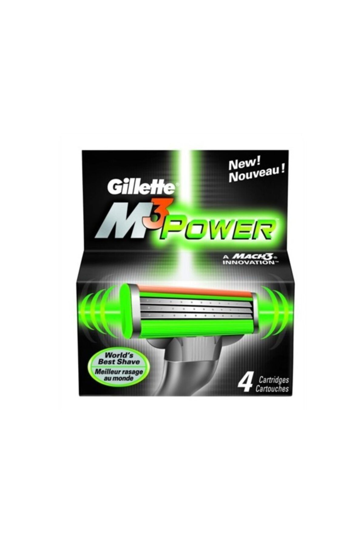 Gillette M3 Power Yedek Bıçak 4'lü