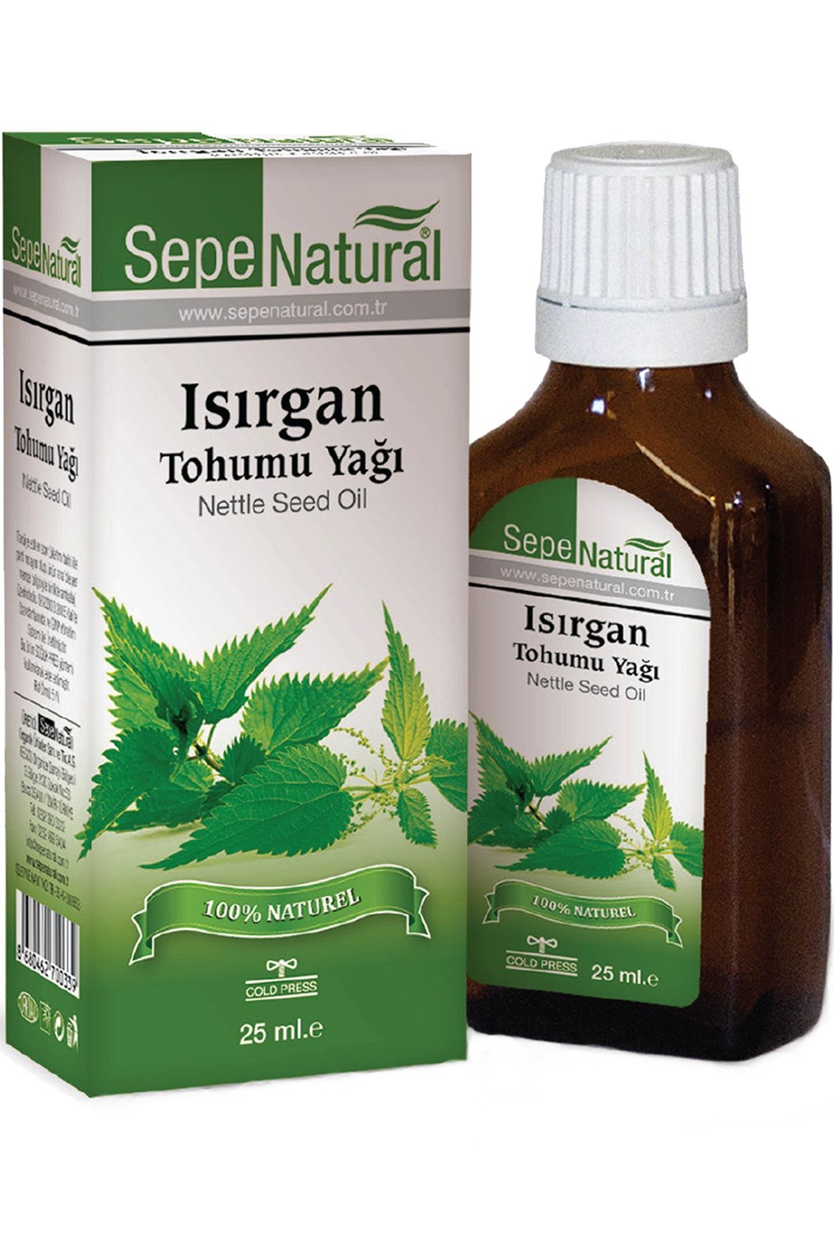 Sepe Natural Isırgan Tohumu Yağı 25 ml Isırgan Yağı Nettle Seed Oil
