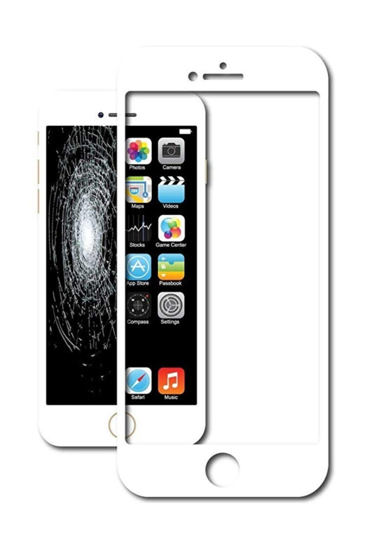 Yui iPhone 7 8 9D Ekran Koruyucu (Yui Türkiye Garantili)