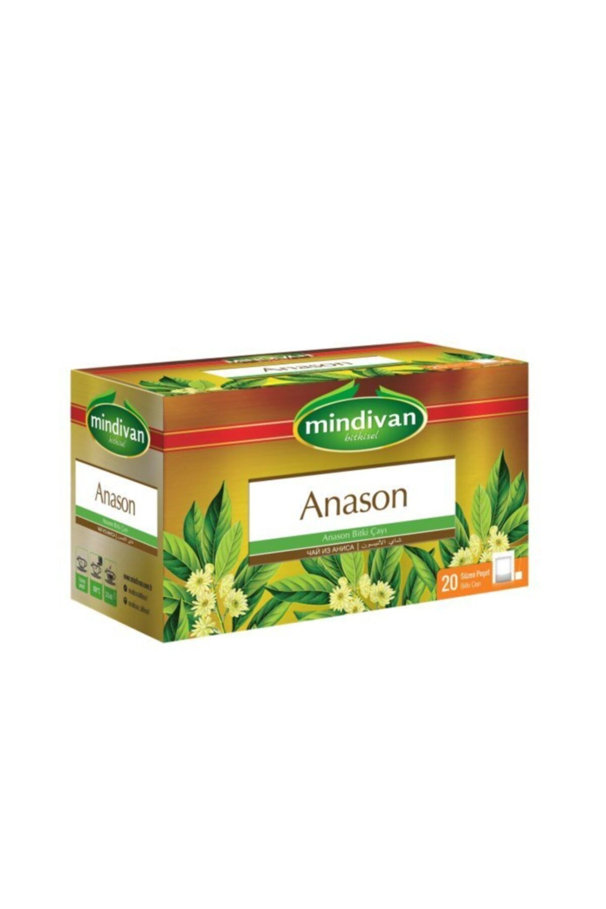 Mindivan Anason Çayı 20'li Poşet Çay (2 Adet)