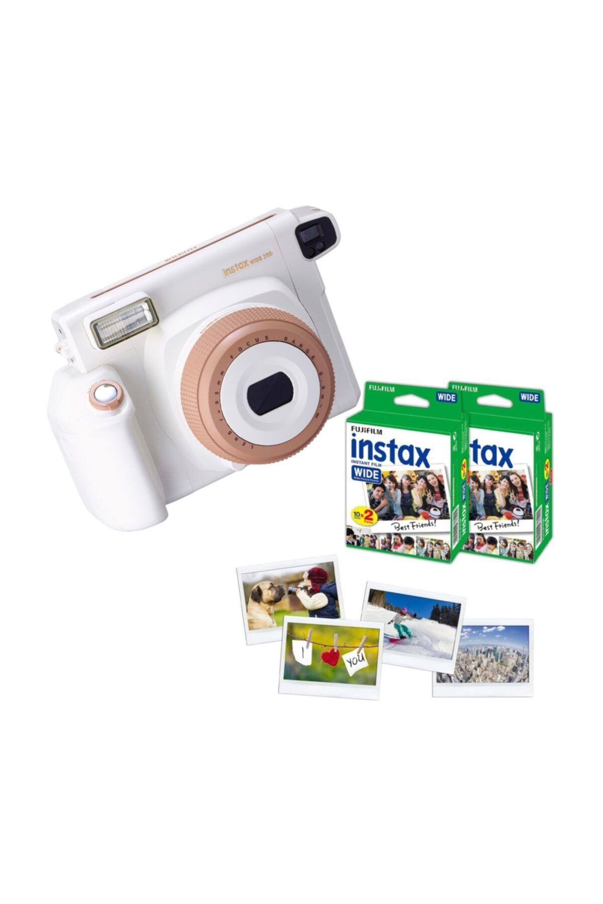 Fujifilm Instax Wide 300 Instant Fotoğraf Makinesi - 40 Lı Film (beyaz)