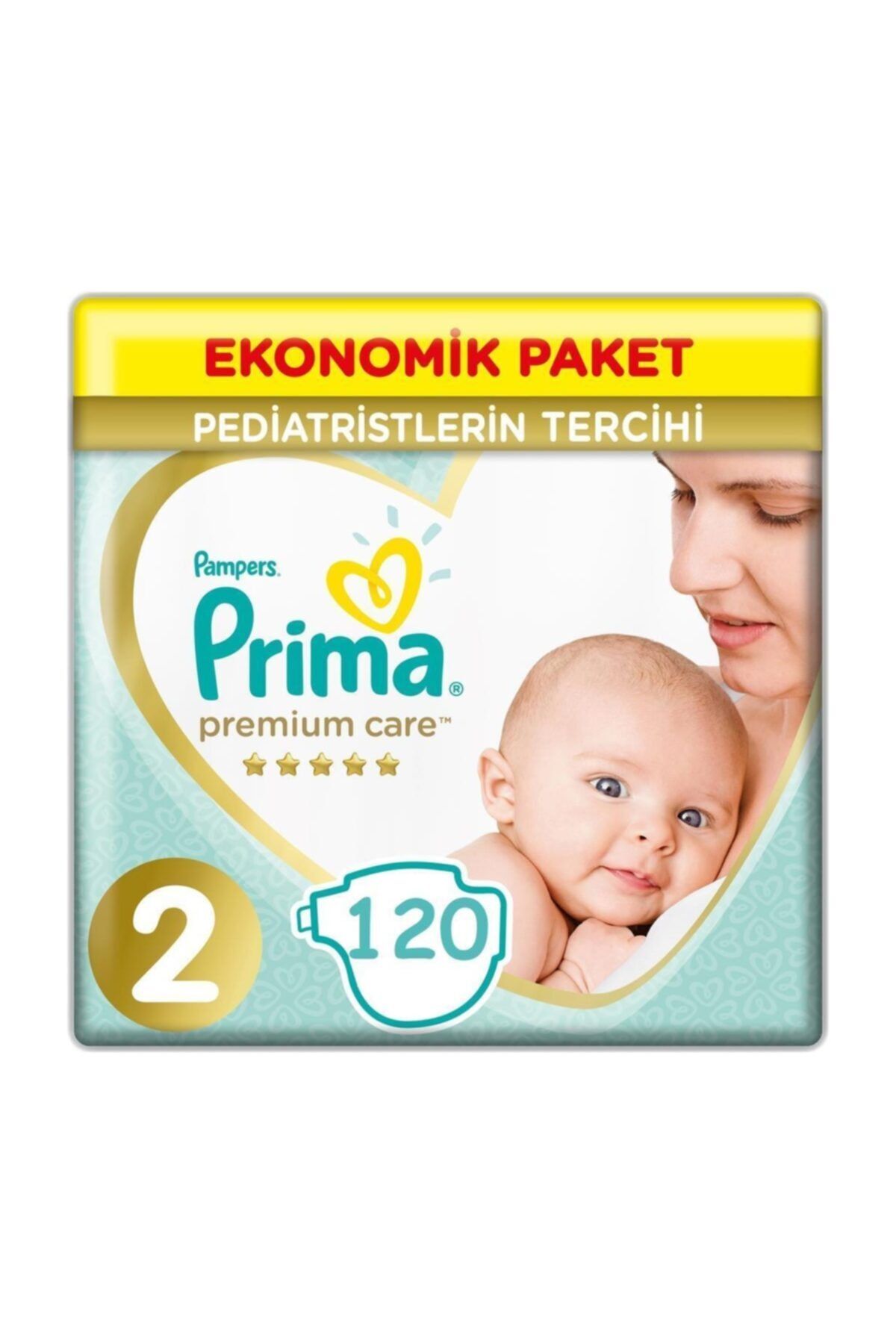 Prima Premium Care 2 Beden Numara 60x2 120 Adet Bebek Bezi