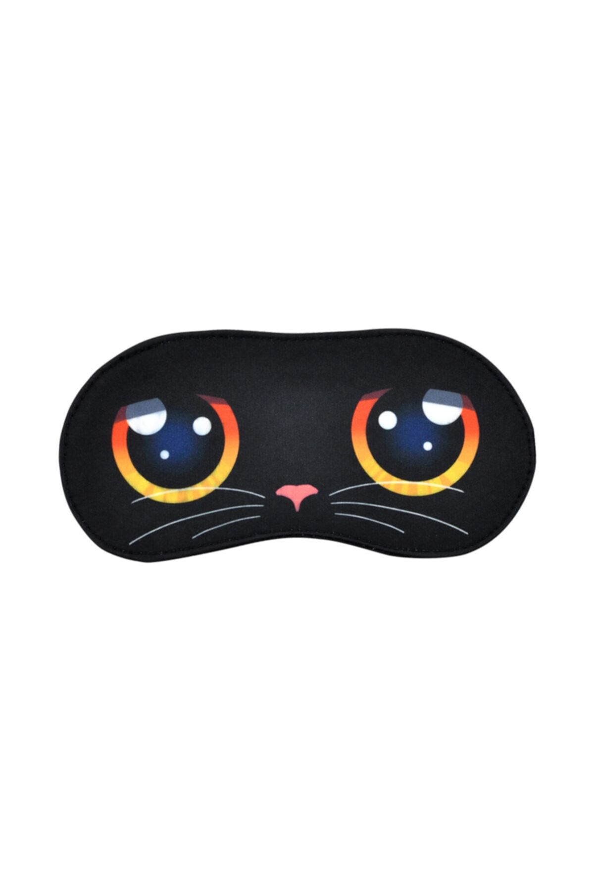 Dogo Unisex Vegan Siyah Maske - Feline Eyes Tasarım