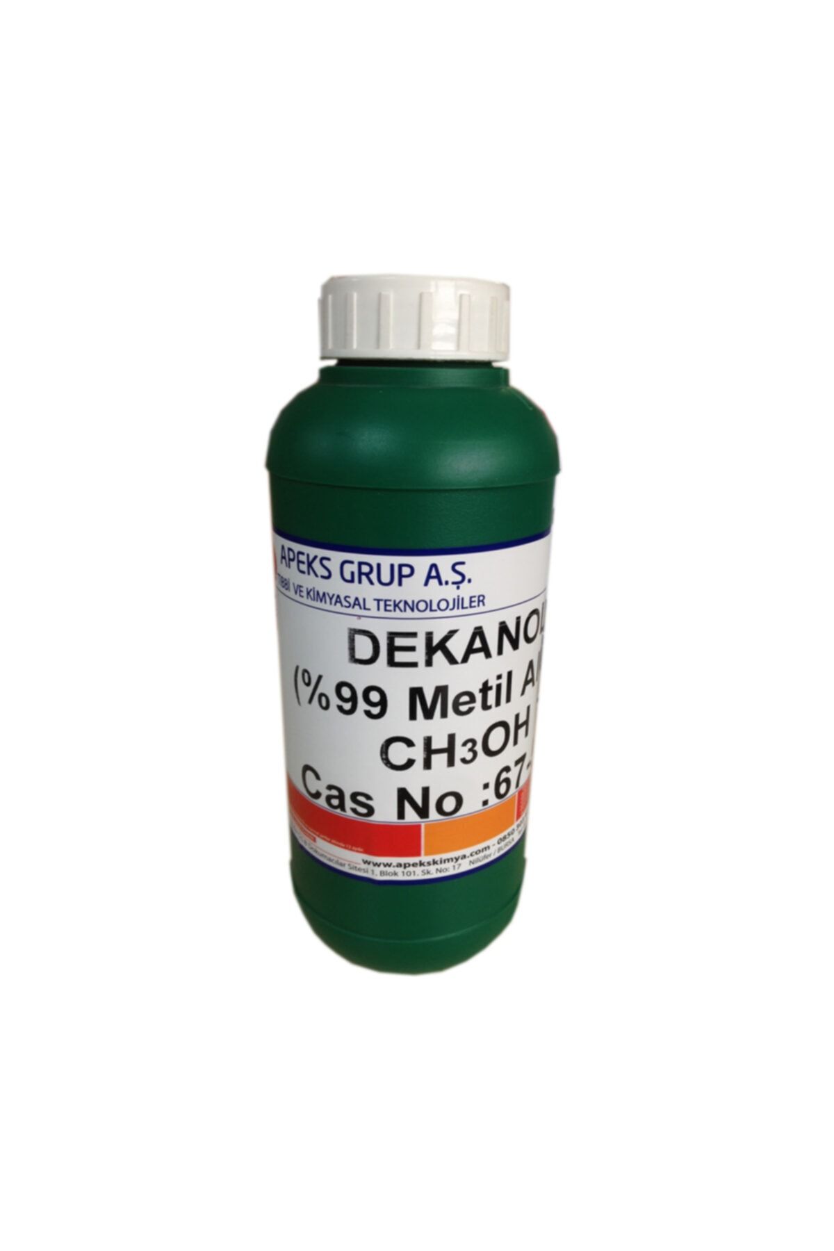 APEKS Dekanol %99 Metil Alkol Ch3oh 1 lt
