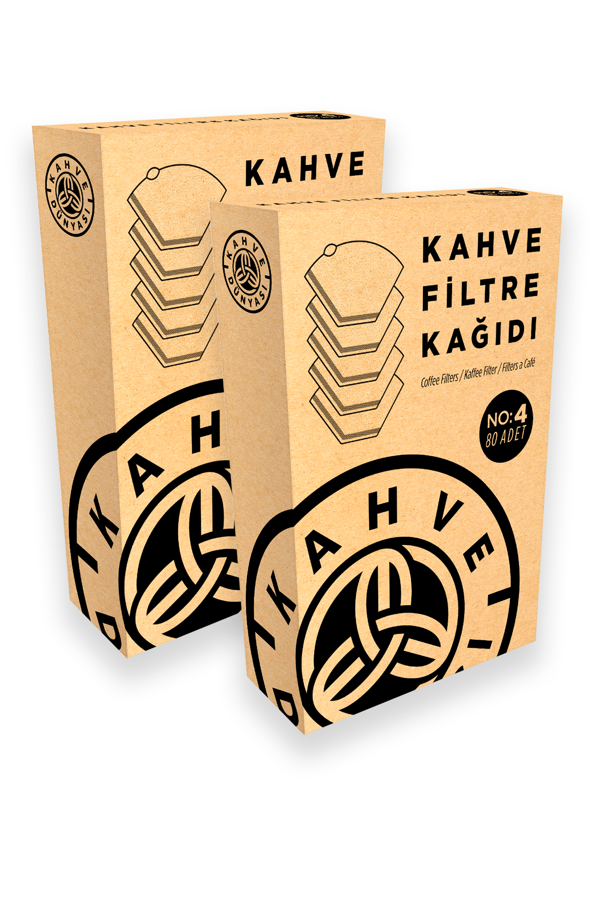 Kahve Dünyası 2'li Filtre Kahve Kağıdı (80x2)