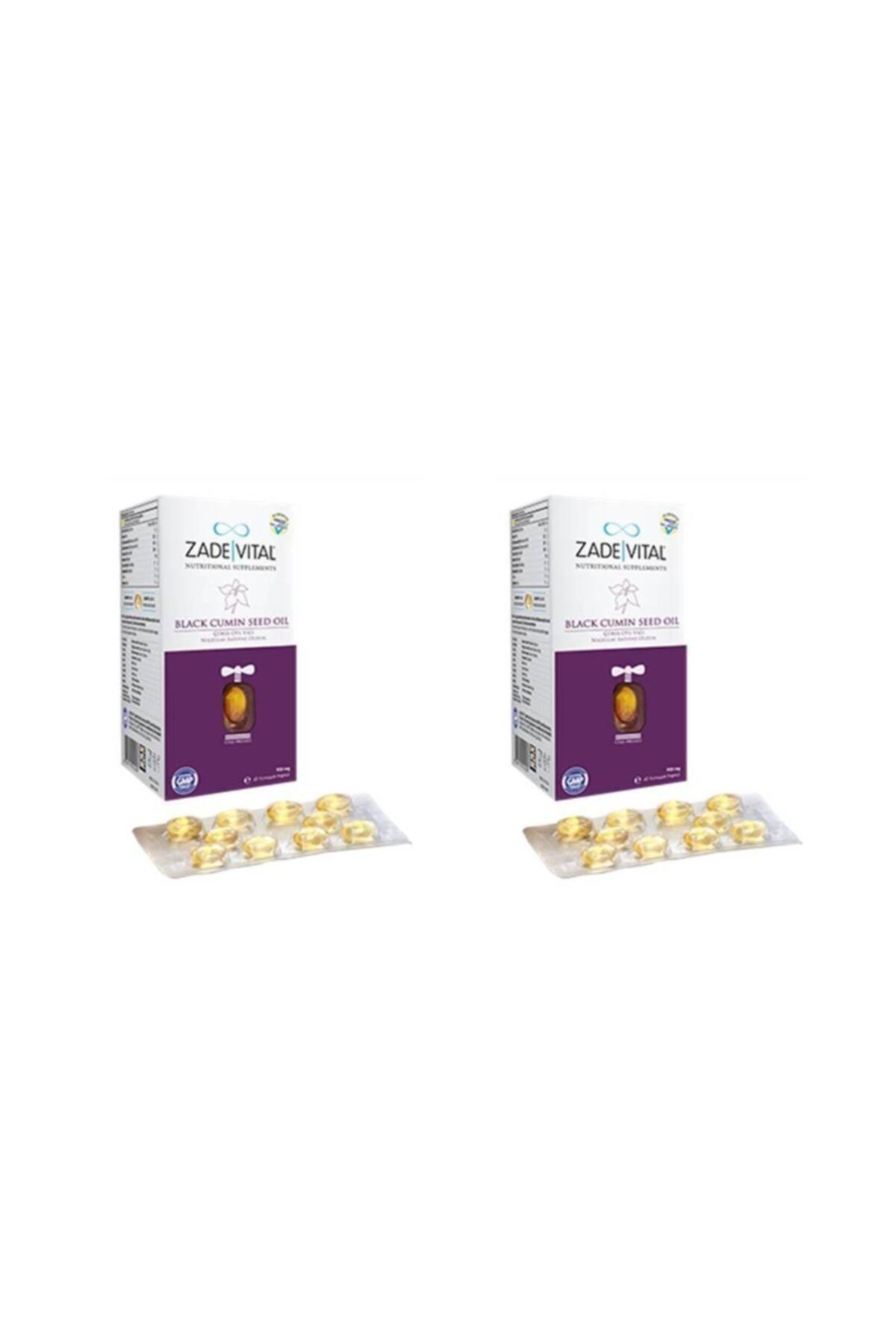 4moms Zade Vital Çörek Otu Yağı 900 mg 60 Kapsül 2'li Paket