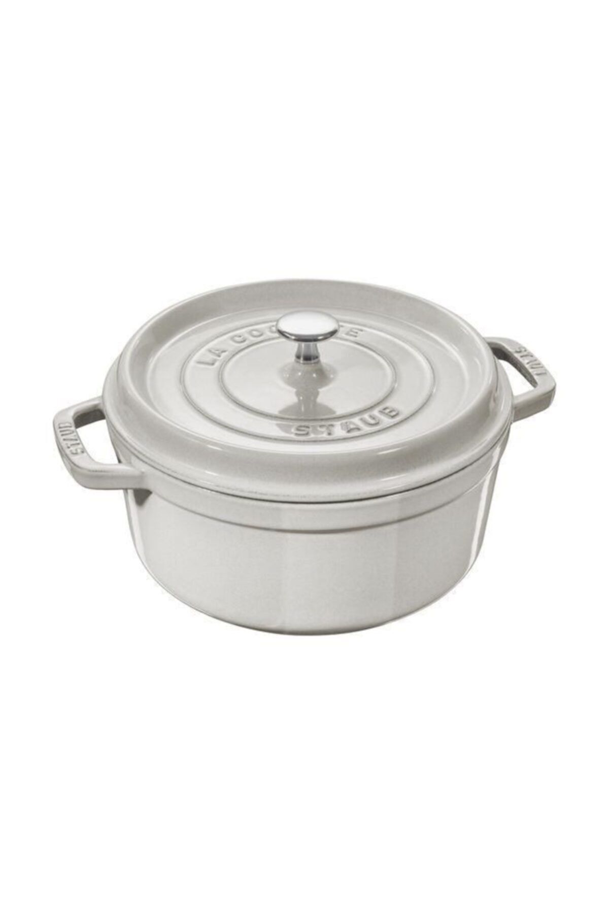 STAUB La Cocotte Döküm Tencere, 20 Cm | Trüf Beyazı | Yuvarlak | Döküm Demir