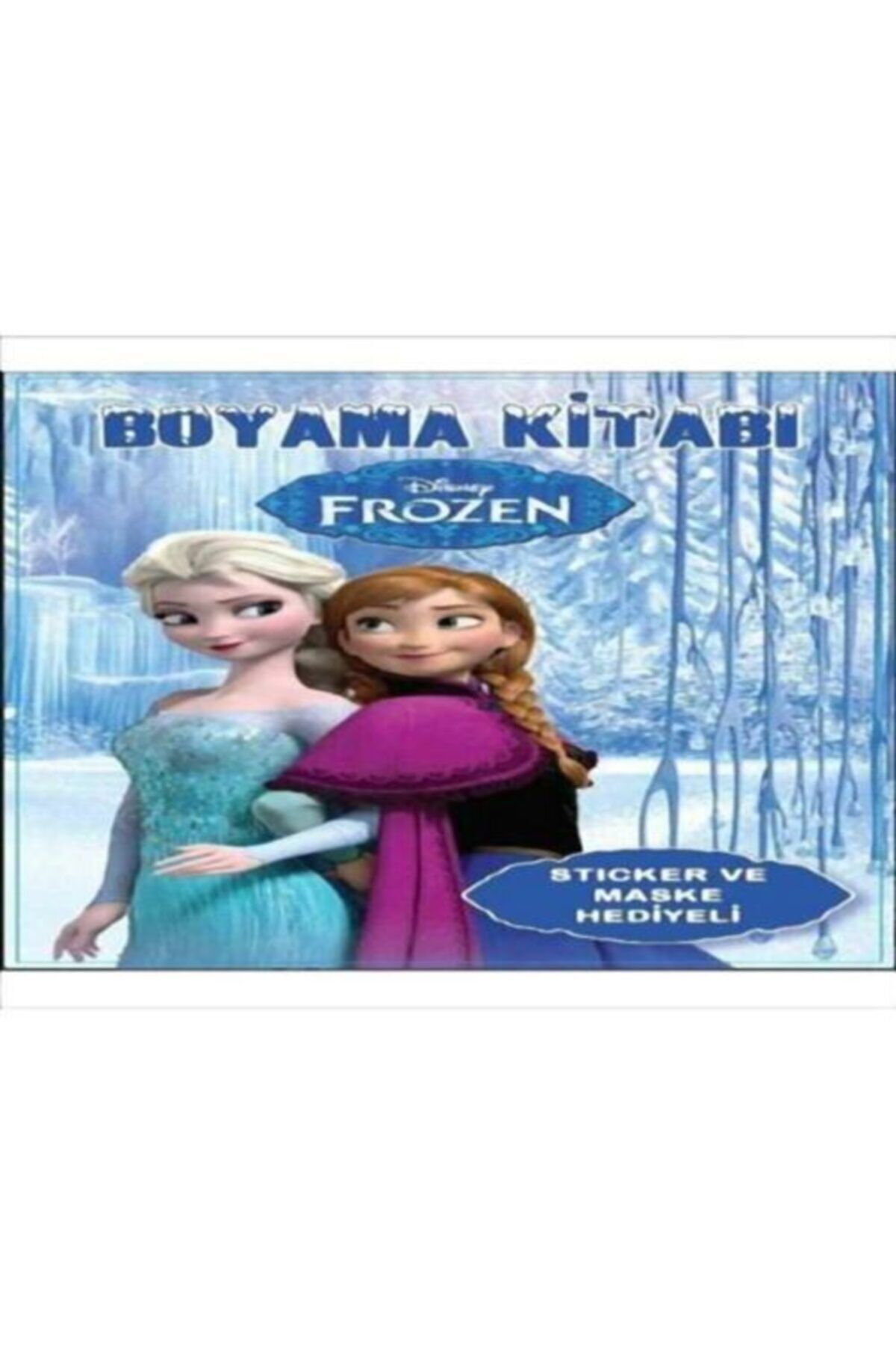 Happyland Frozen Boyama Kitabı Maske Ve Sticker Hediyeli 1