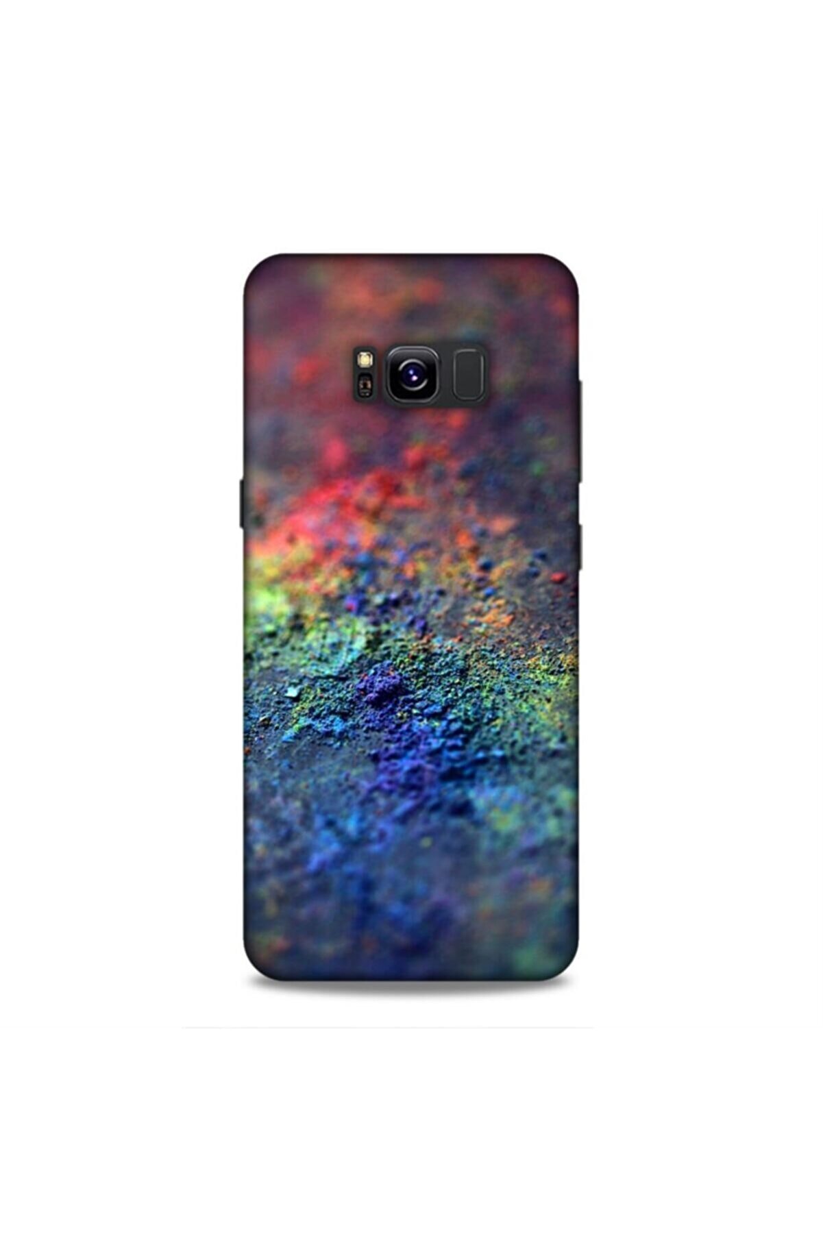 Pickcase Samsung Galaxy S8 Plus Kılıf Desenli Arka Kapak Renkli Toprak