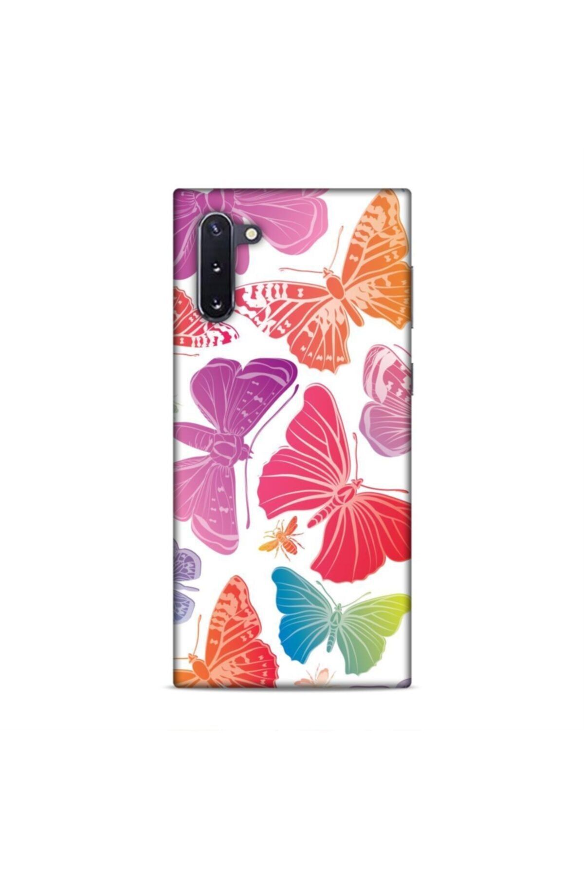 Pickcase Samsung Galaxy Note 1    Kelebekler    Desenli Arka Kapak